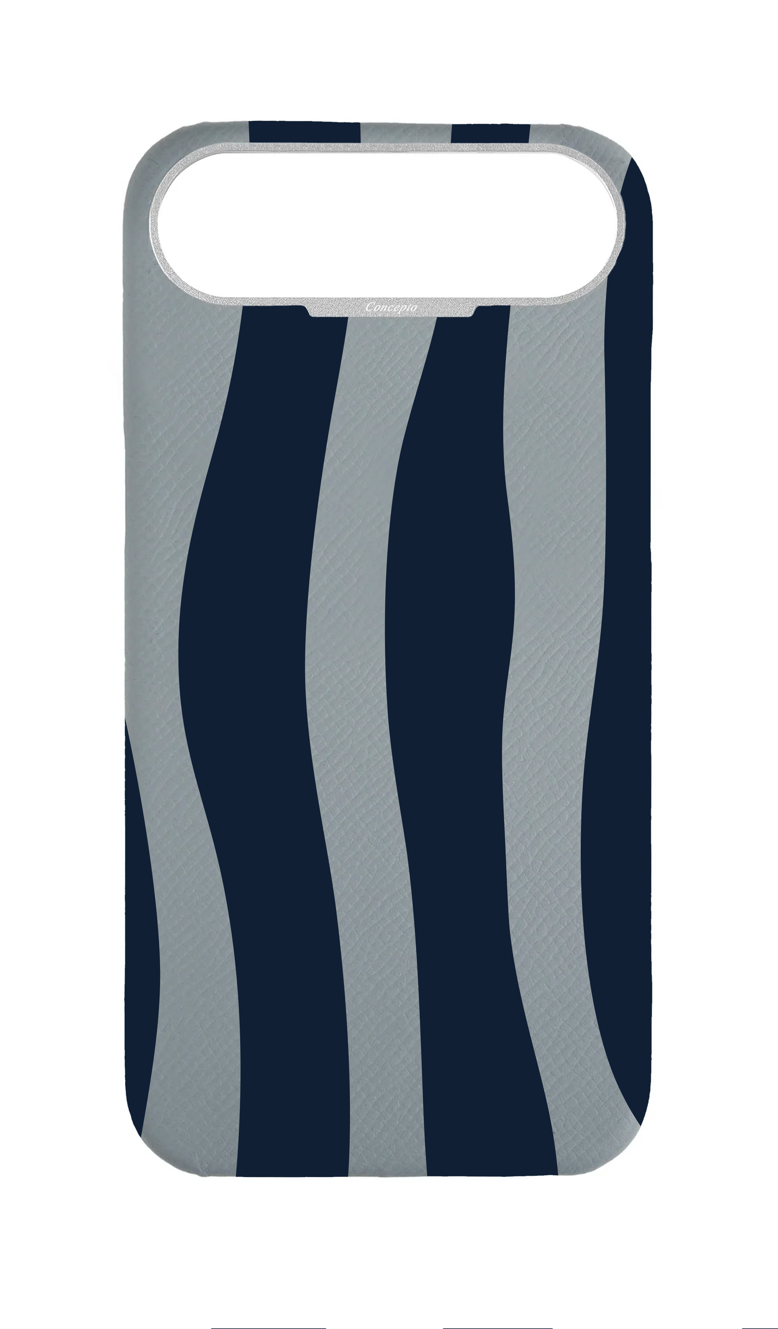 Light Blue Grey Strapless Case - Dancing Stripes