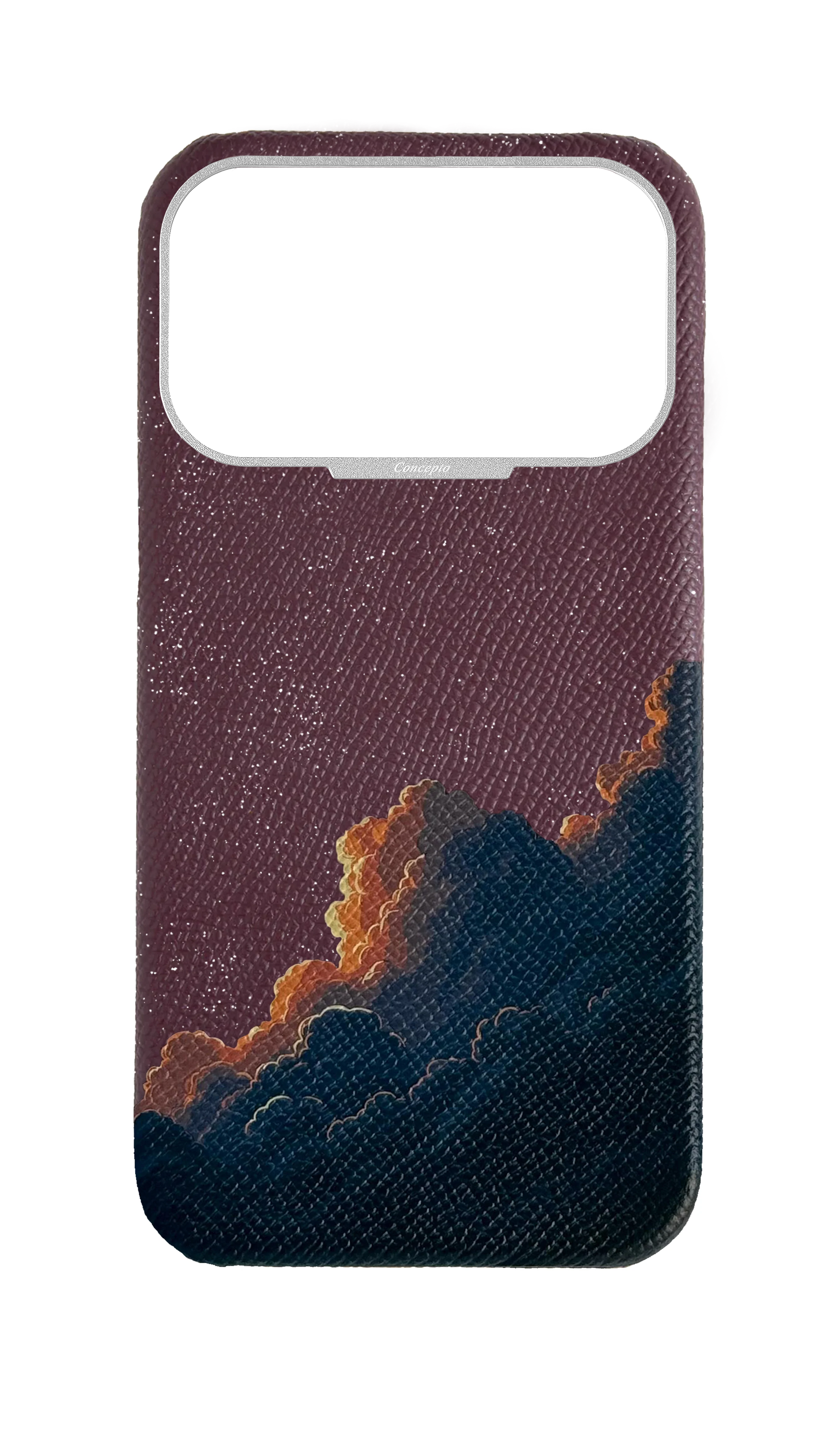 Maroon Strapless Case - Crimson Crescent