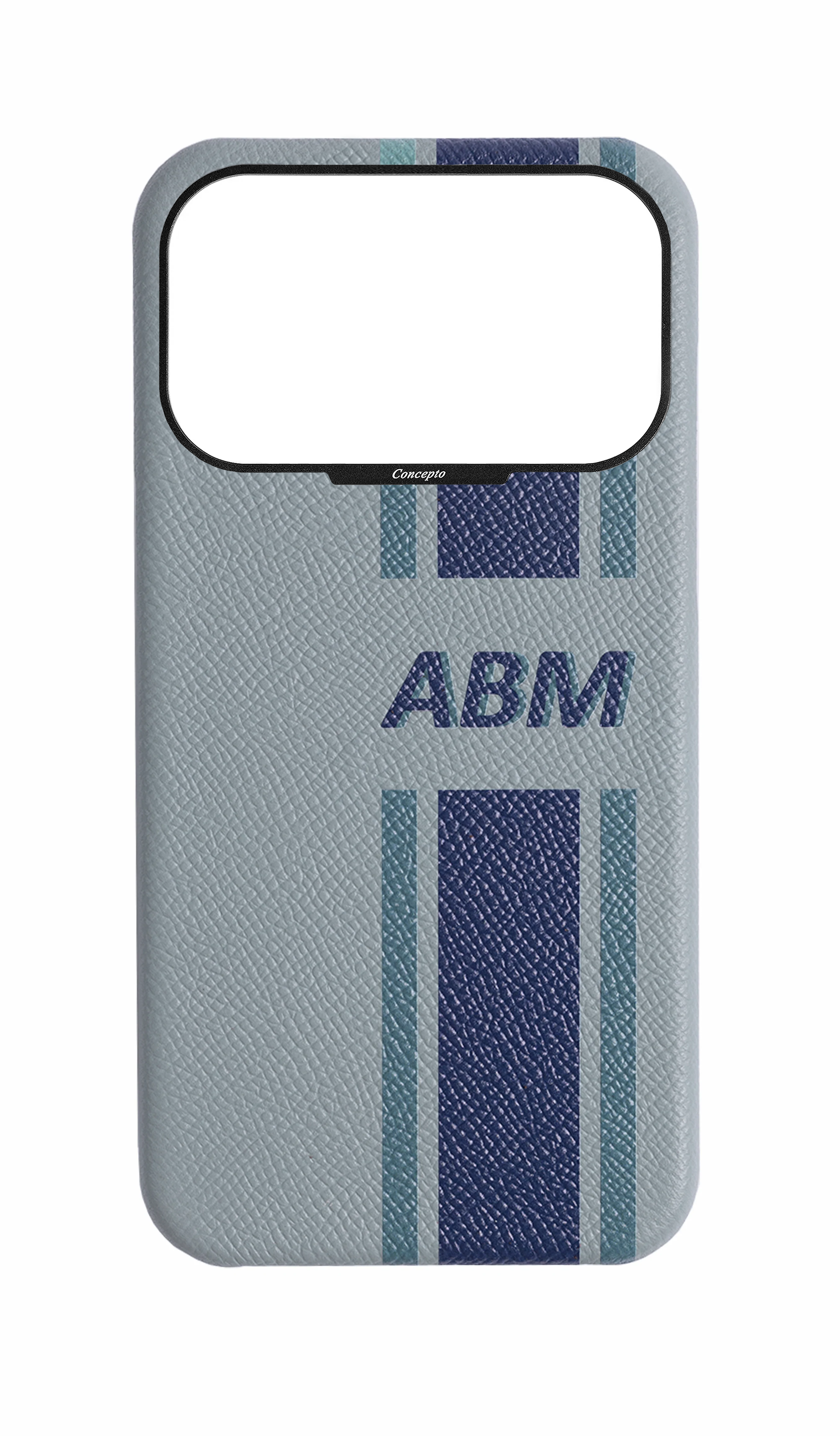 Striped Light Blue Grey Strapless Case