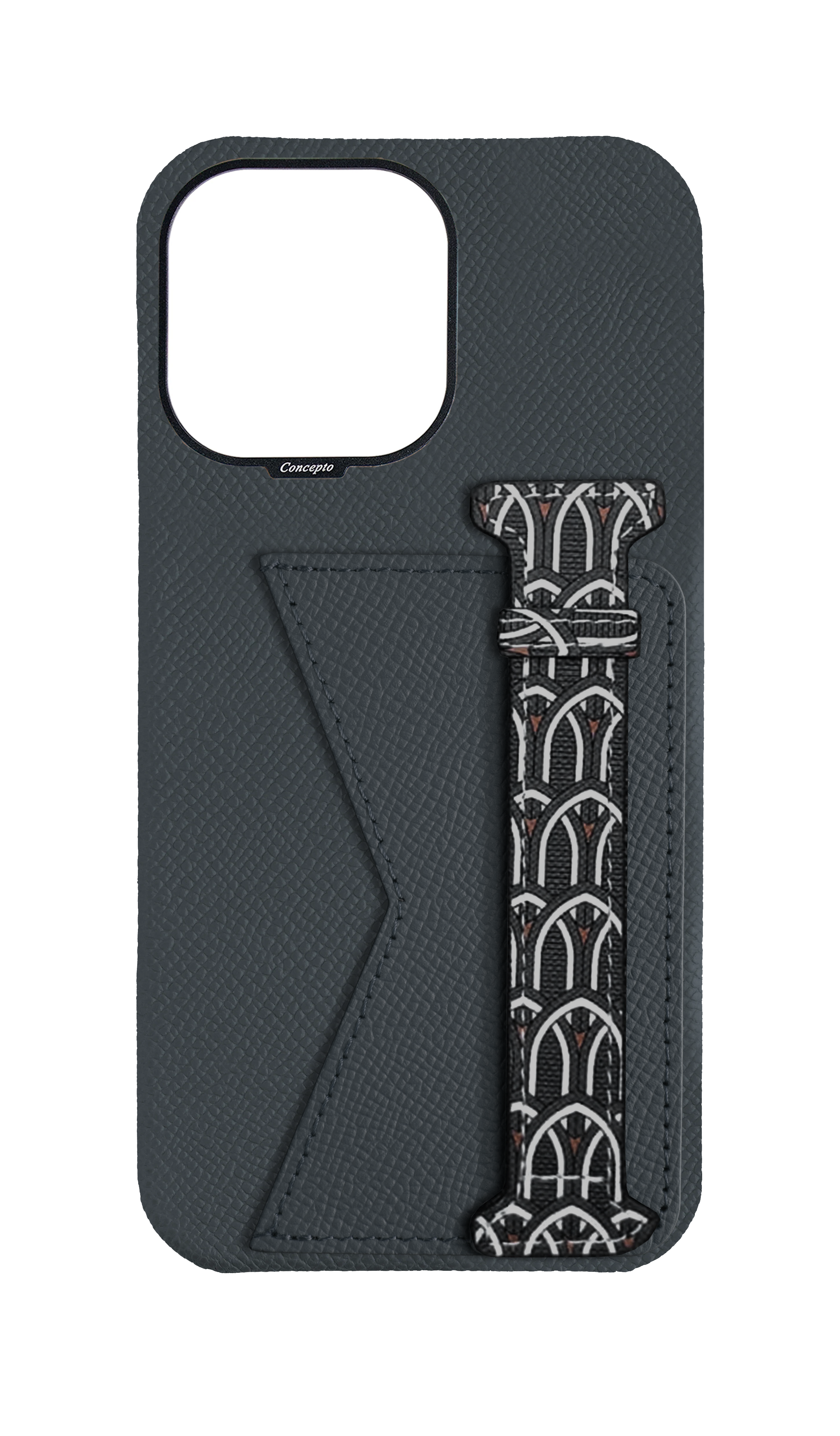 Grey Monogram Duo Case