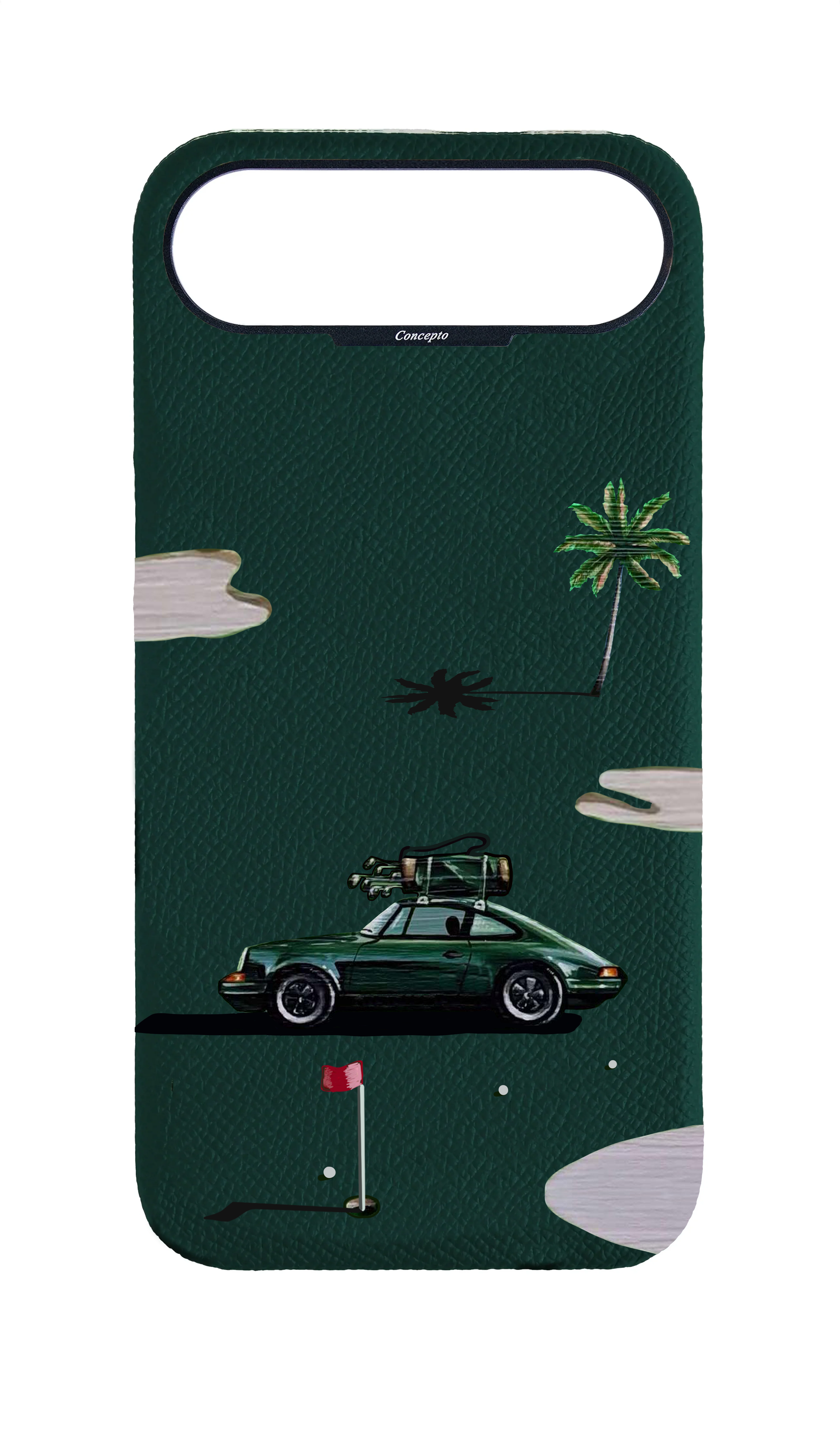 Green Strapless Case - Retro Golf