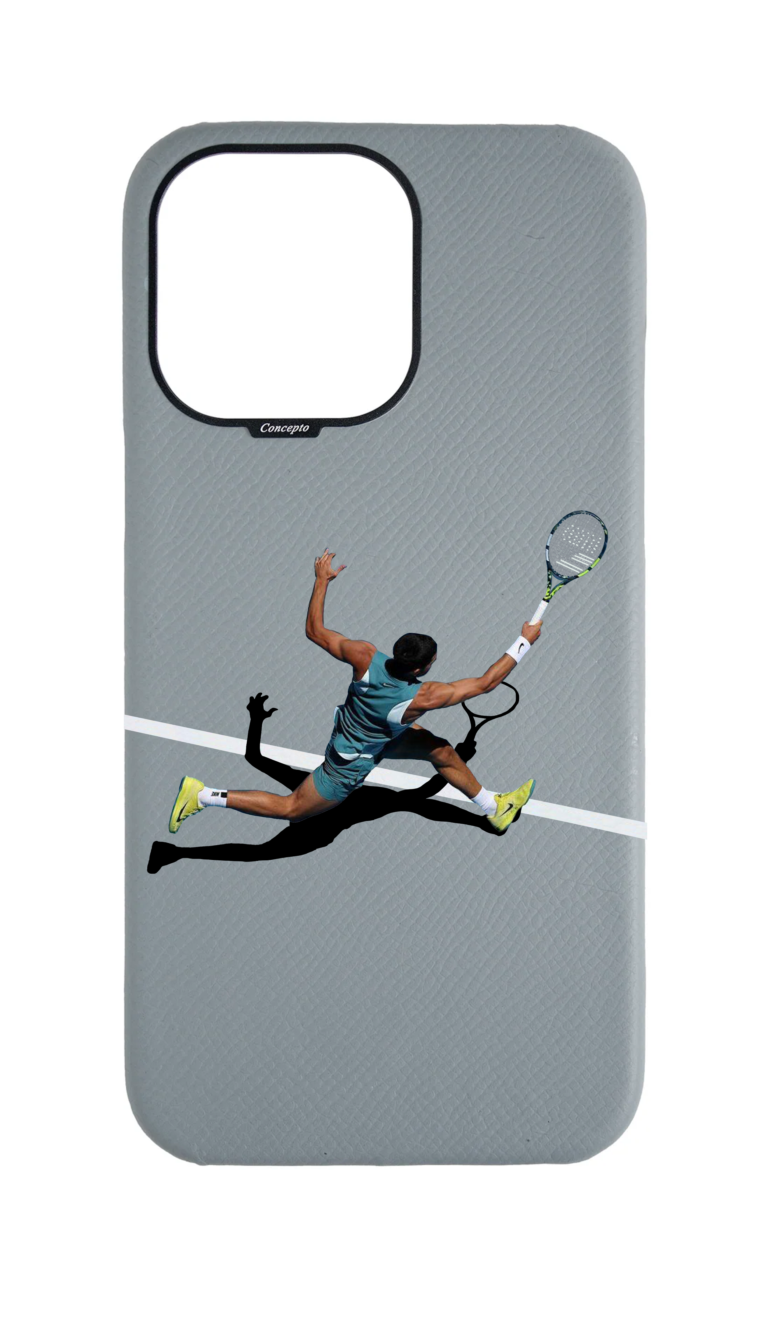 Light Blue Grey Strapless Case - Match Point