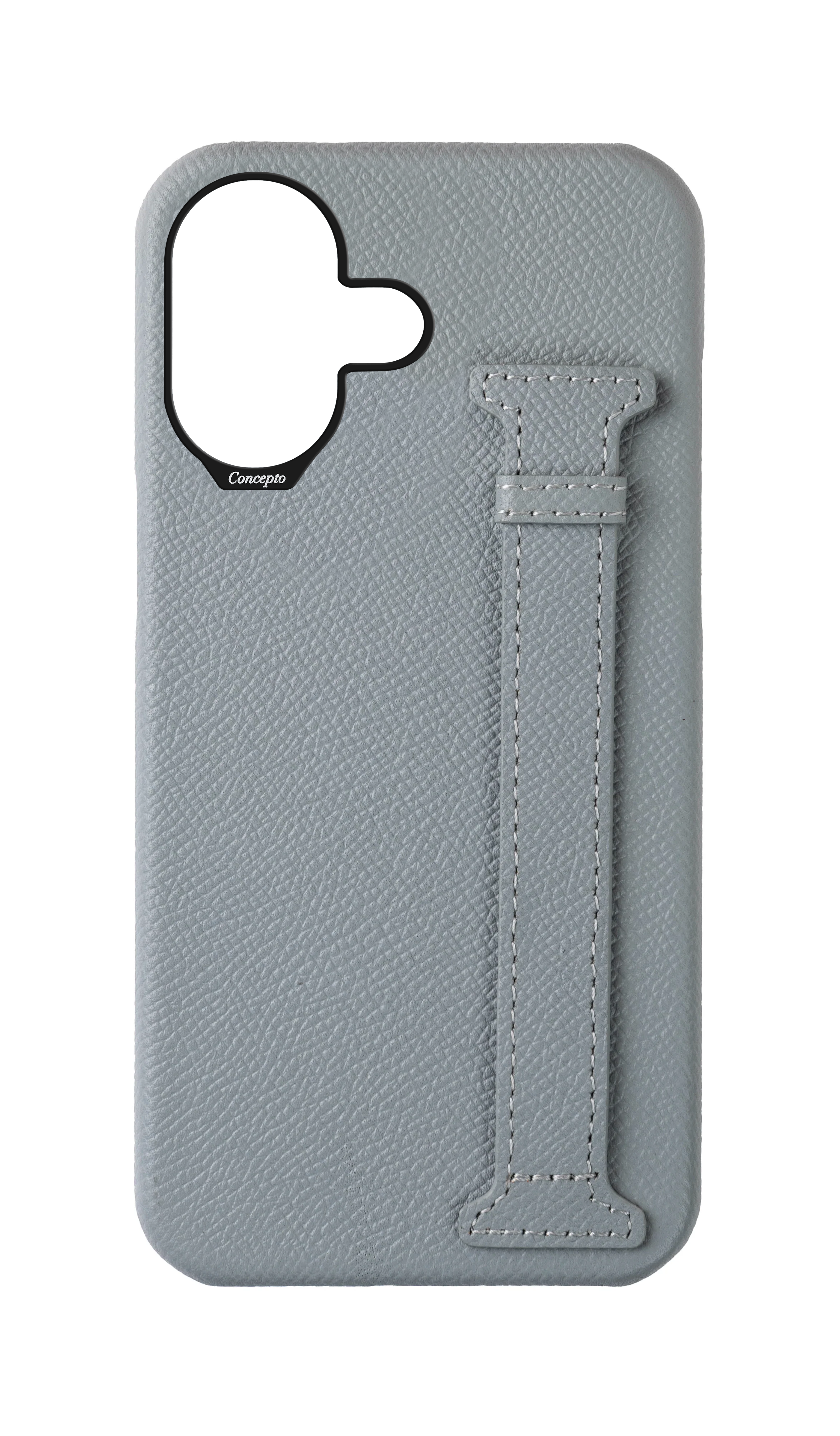 Light Blue Epsom Side Strap Case