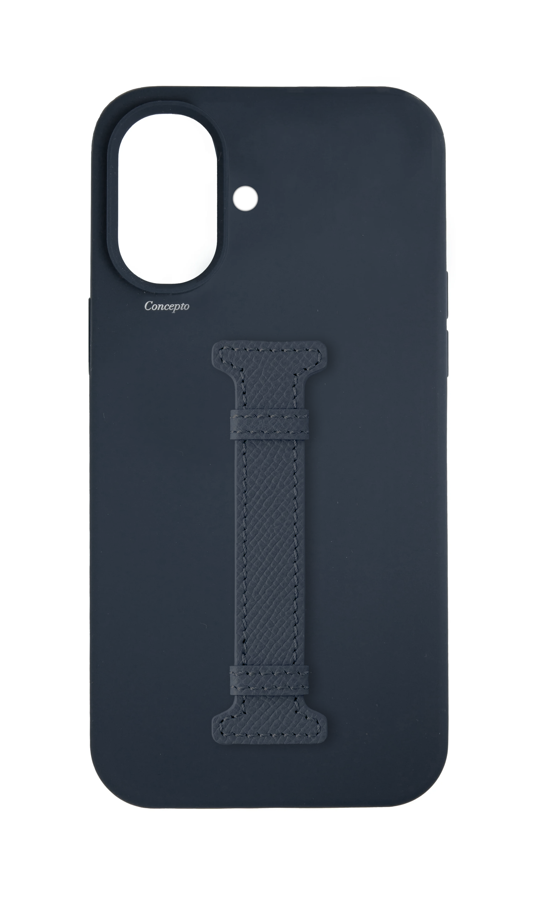 Dark Navy Silicon Middle Strap Case