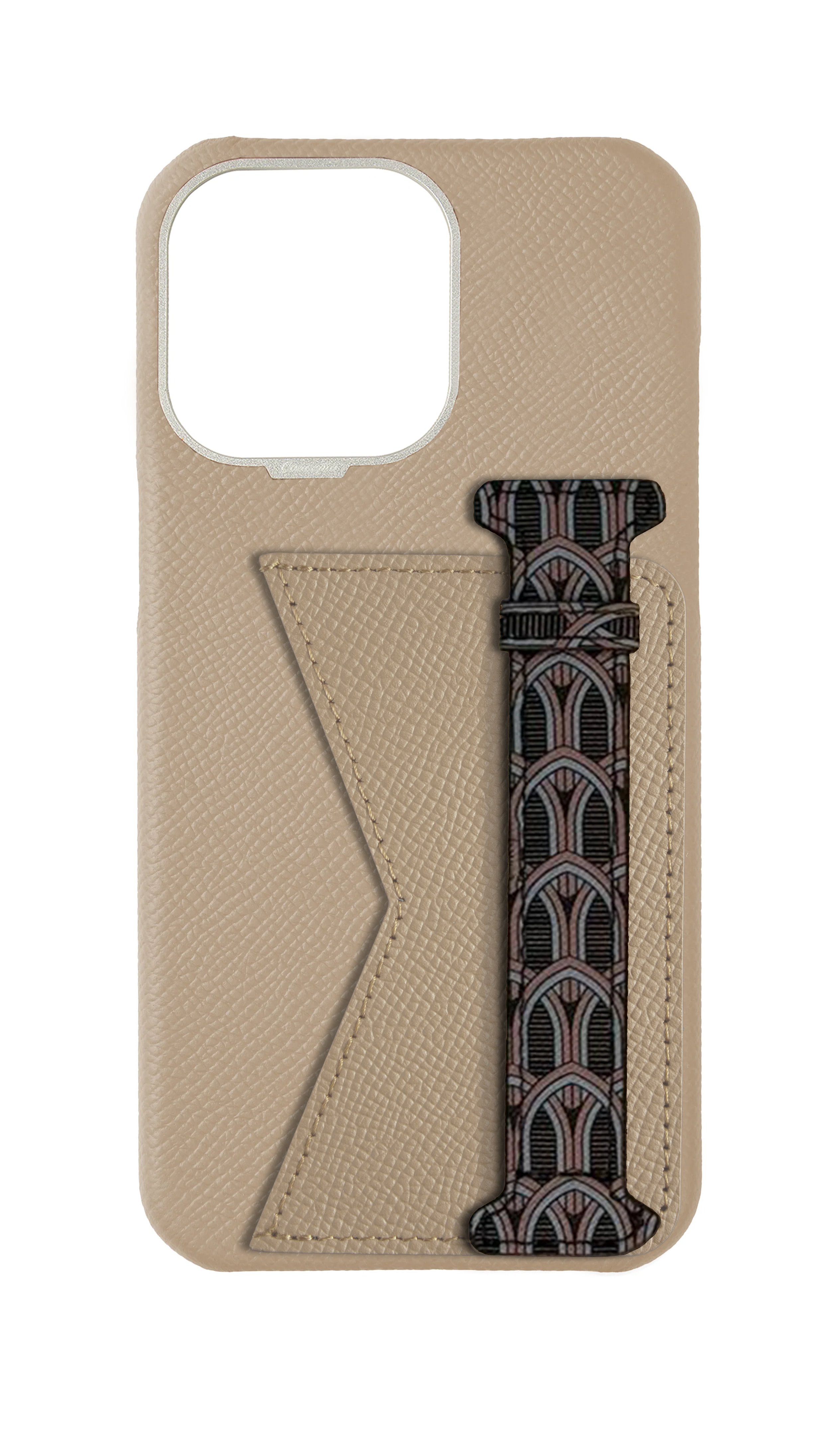 Cream Monogram Duo Case