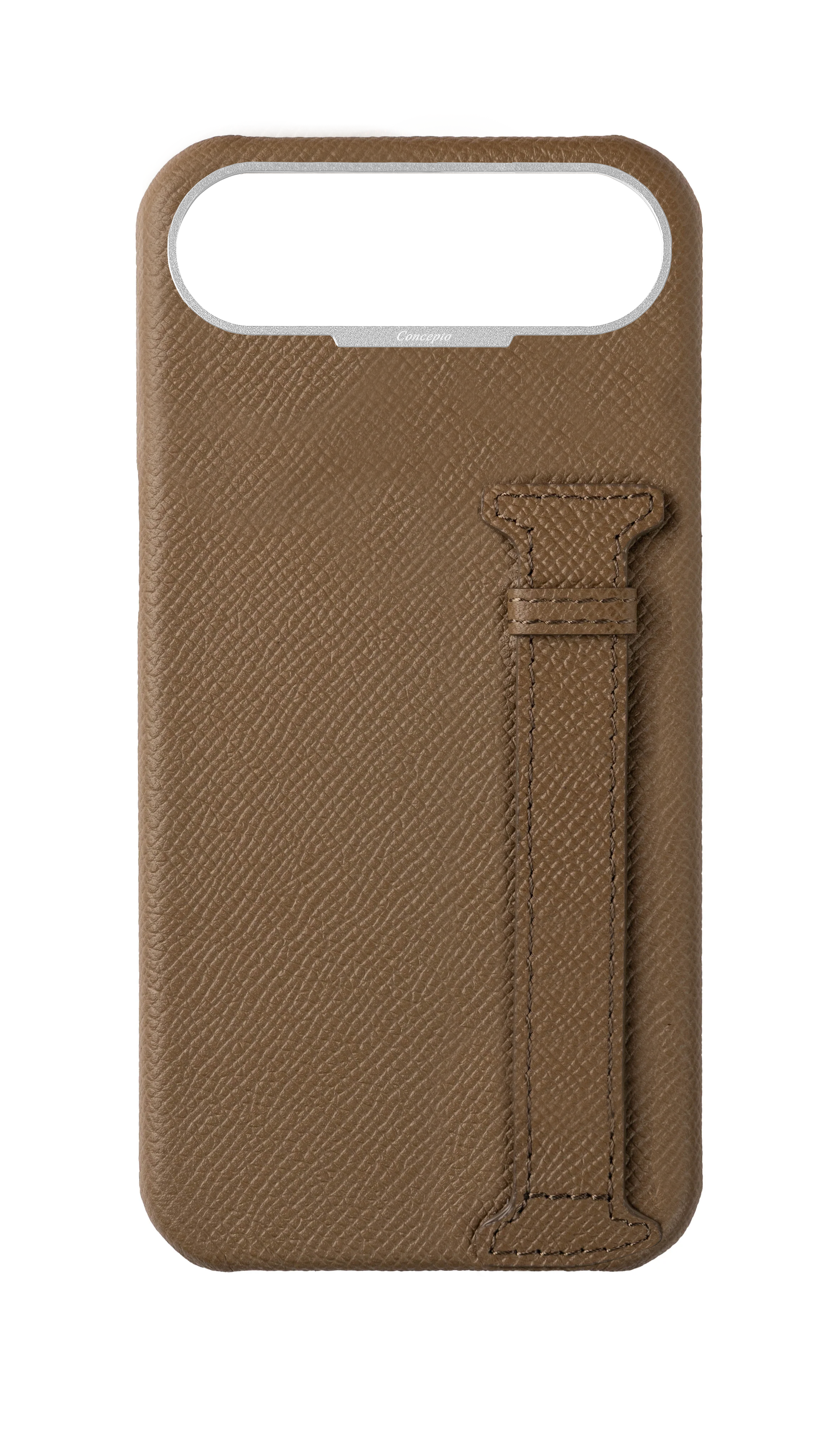 Taupe Epsom Side Strap Case