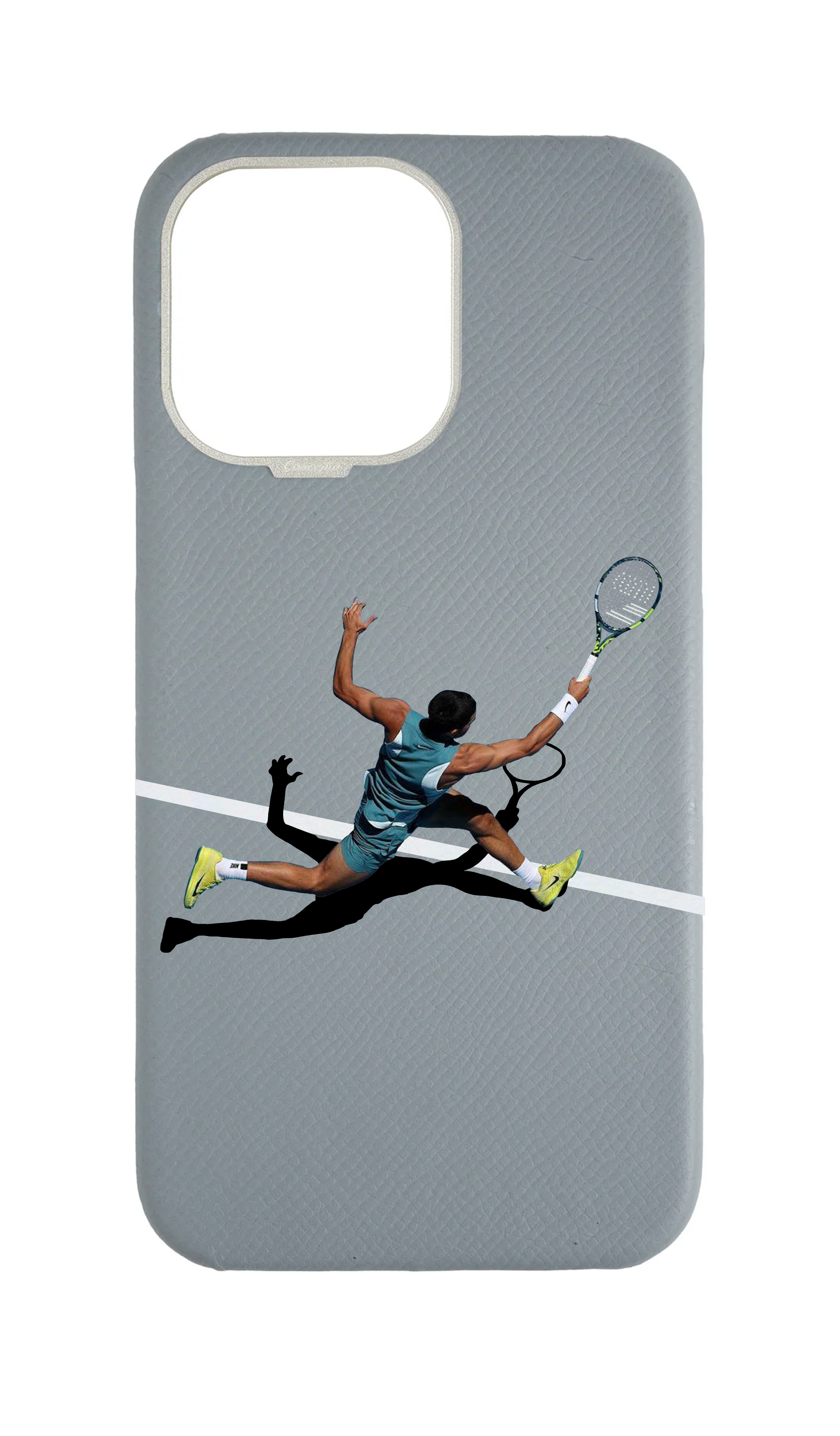 Light Blue Grey Strapless Case - Match Point
