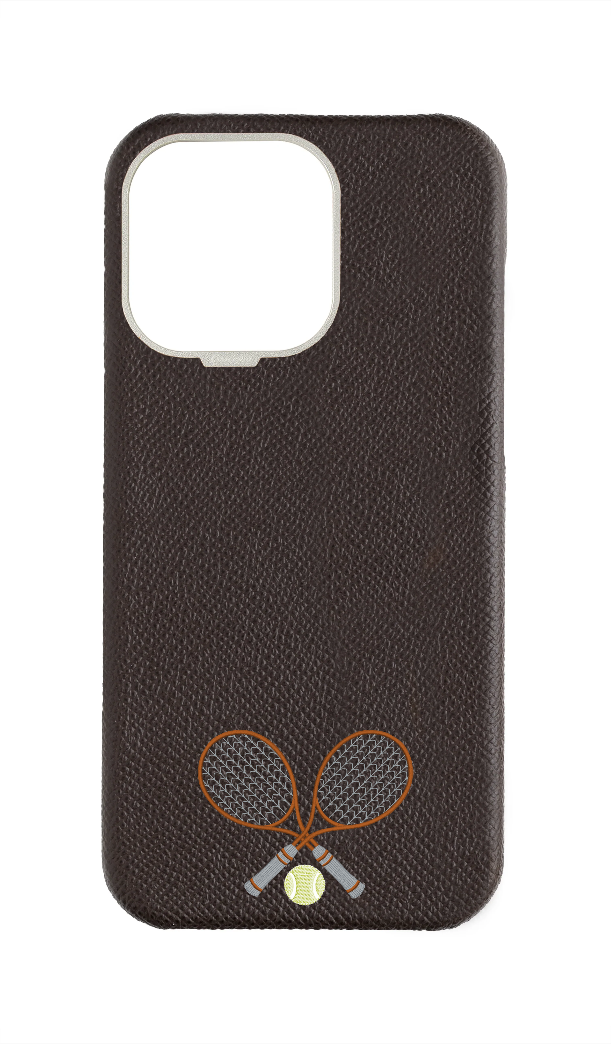 Brown Strapless Epsom Case - Concepto Racket