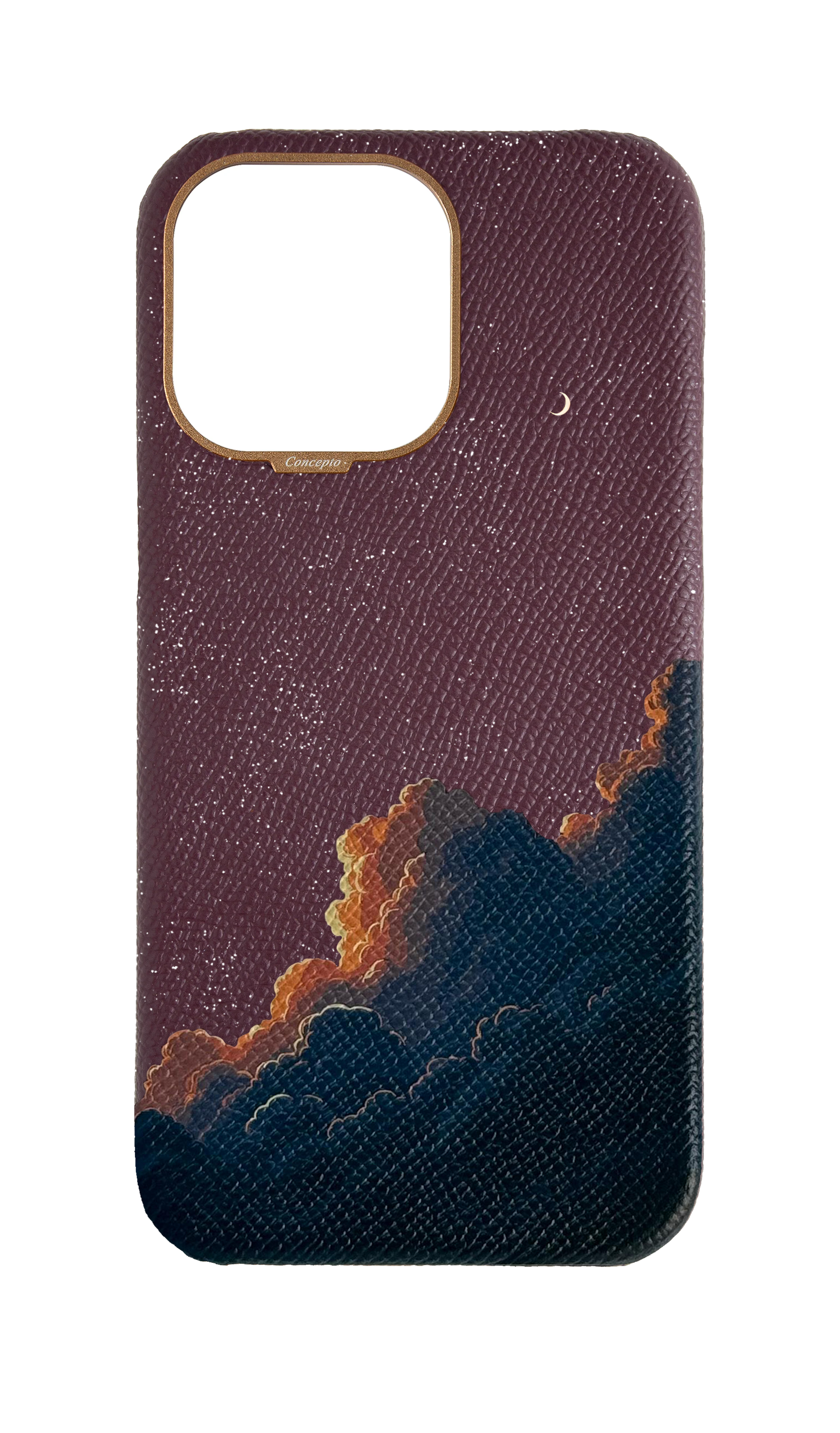 Maroon Strapless Case - Crimson Crescent
