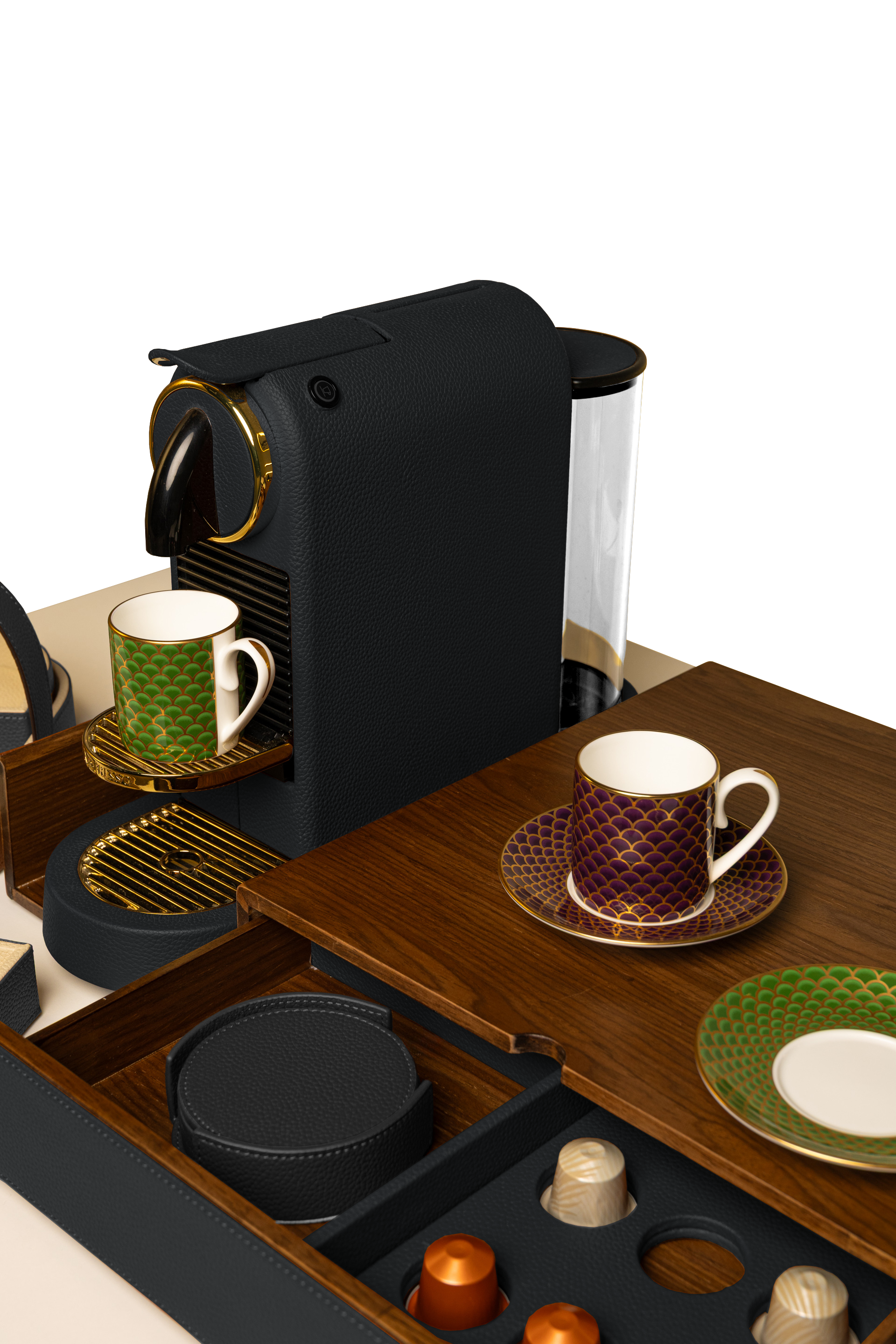 Black Walnut Coffee Drawer