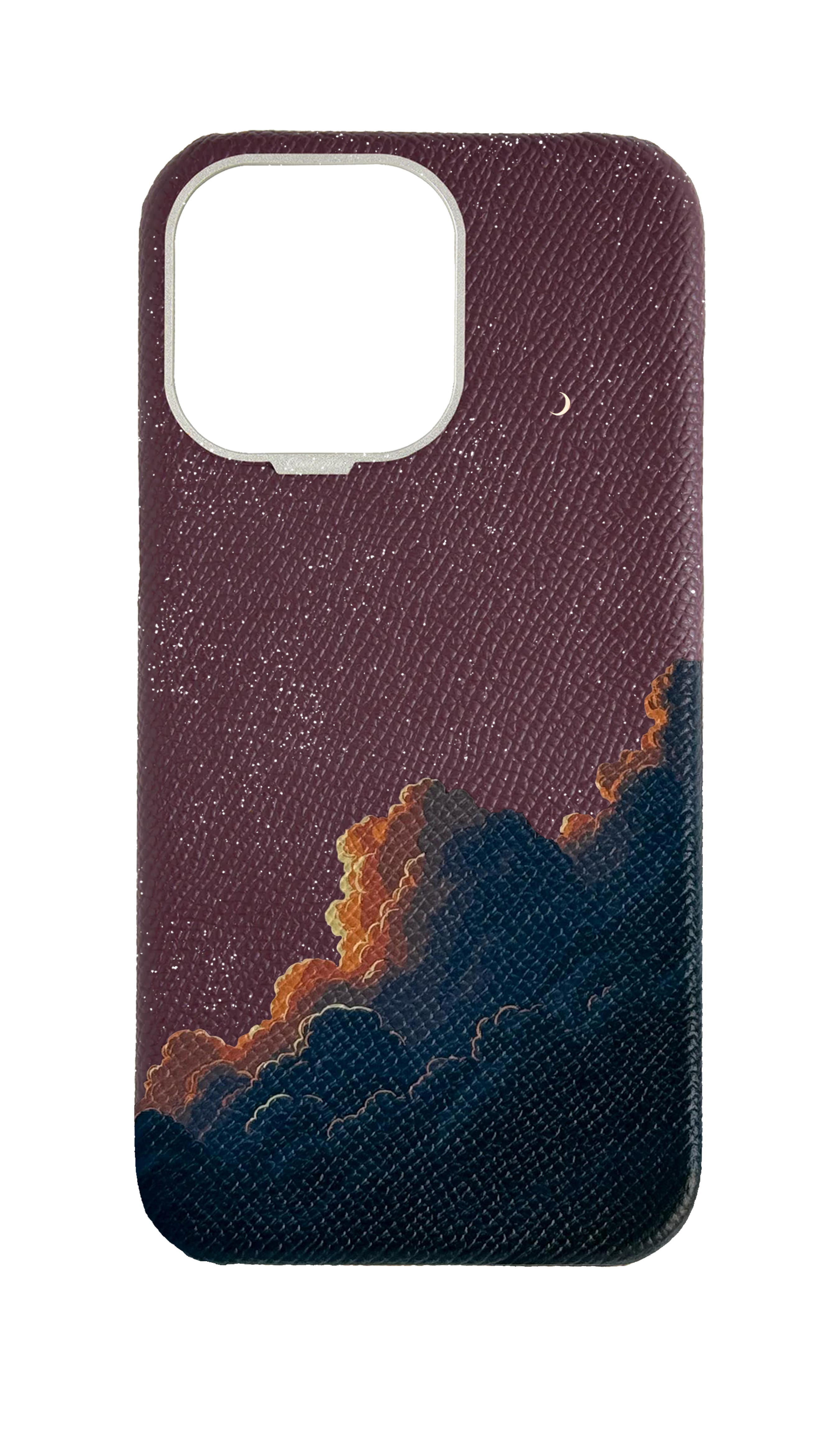 Maroon Strapless Case - Crimson Crescent