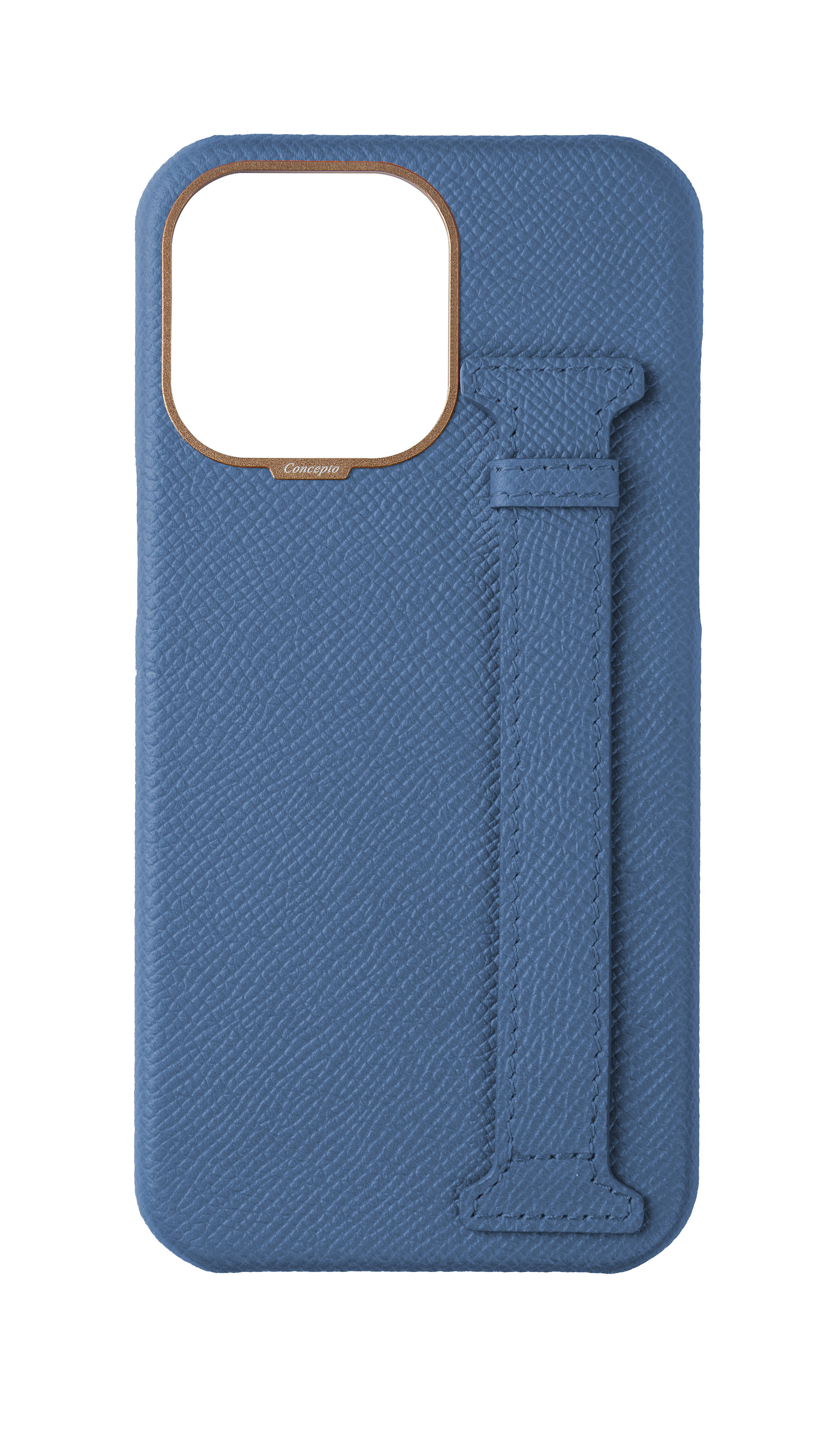 Navy Epsom Side Strap Case