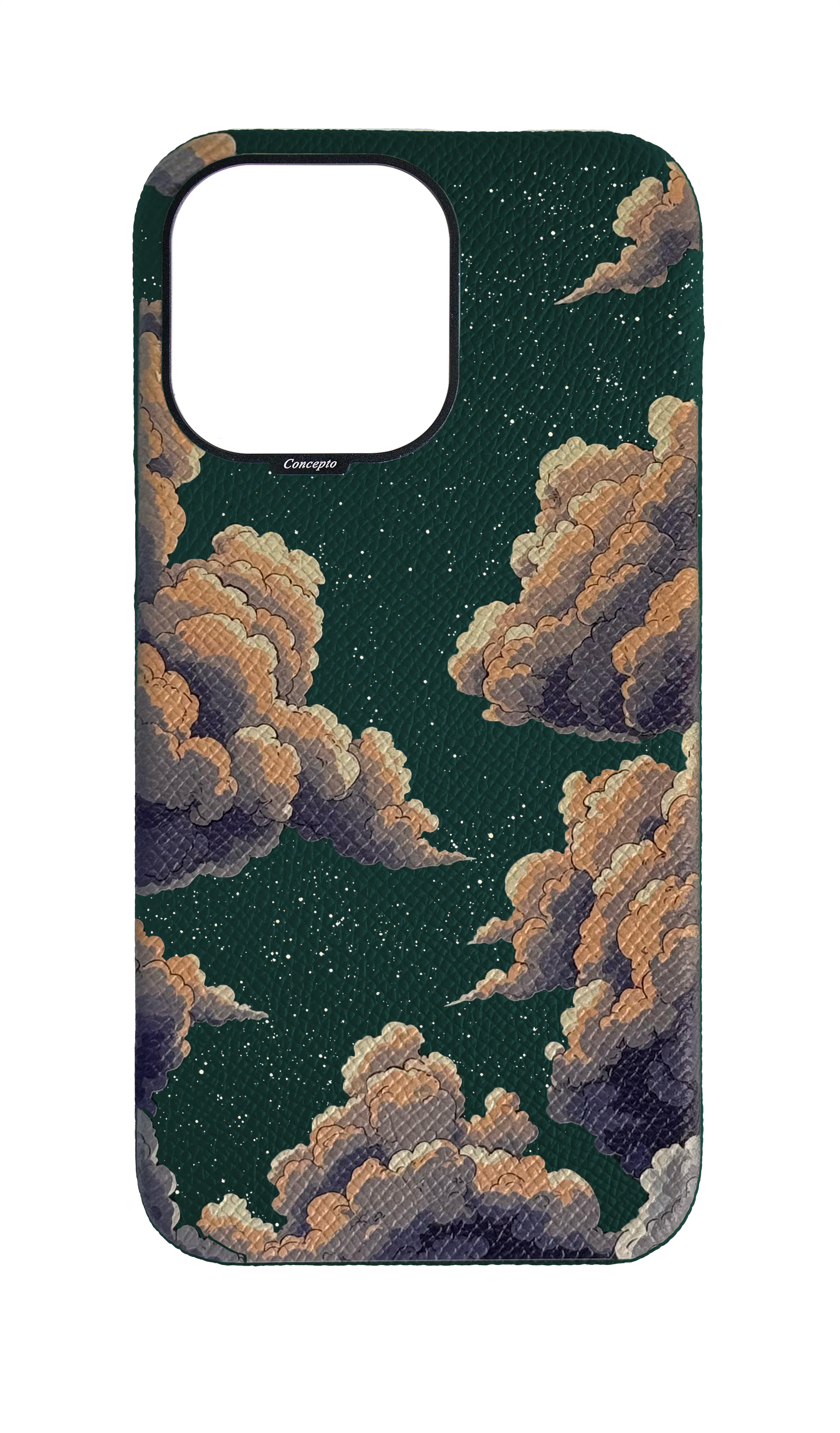 Green Strapless Case - Feathered Skies