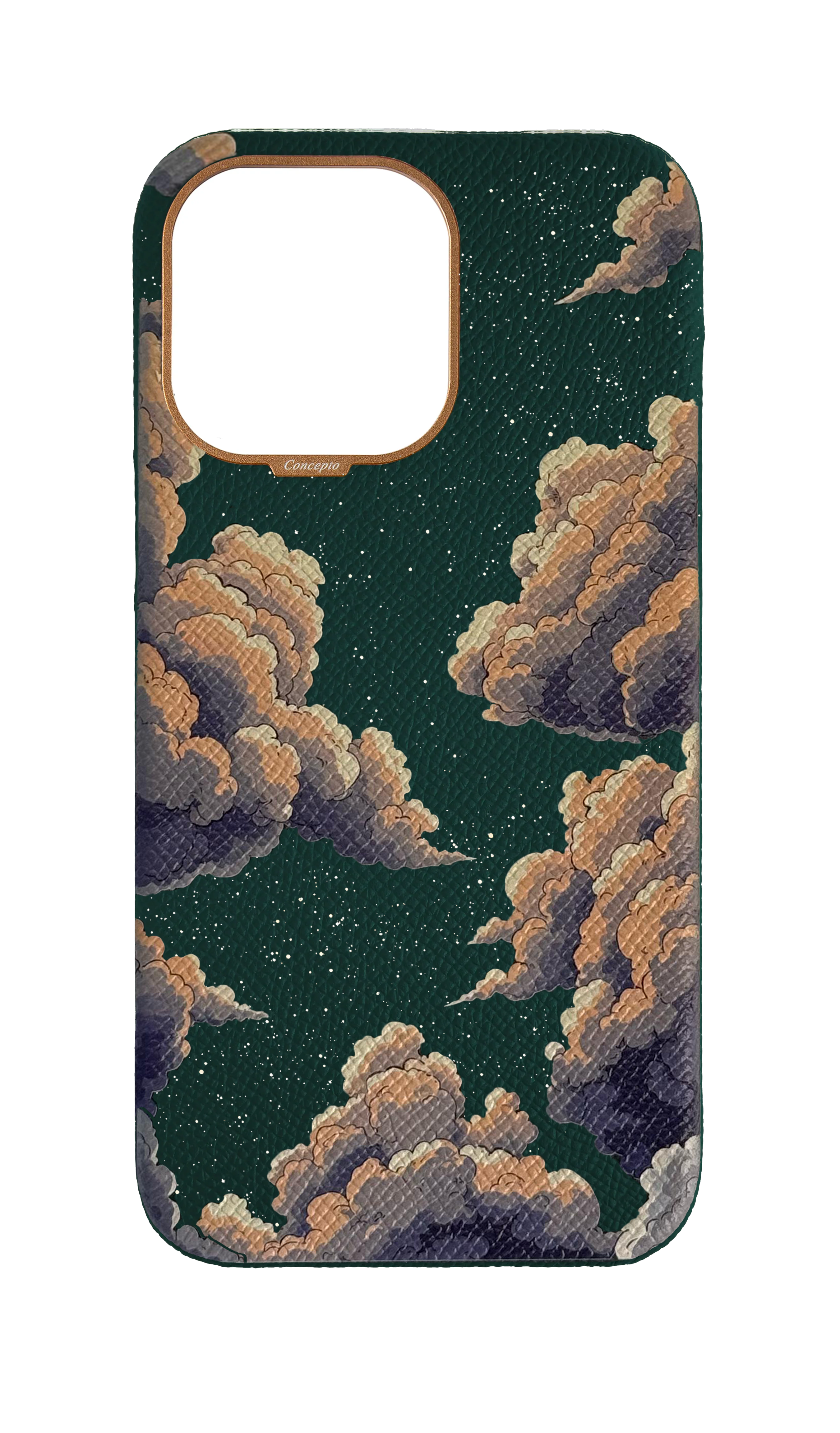 Green Strapless Case - Feathered Skies