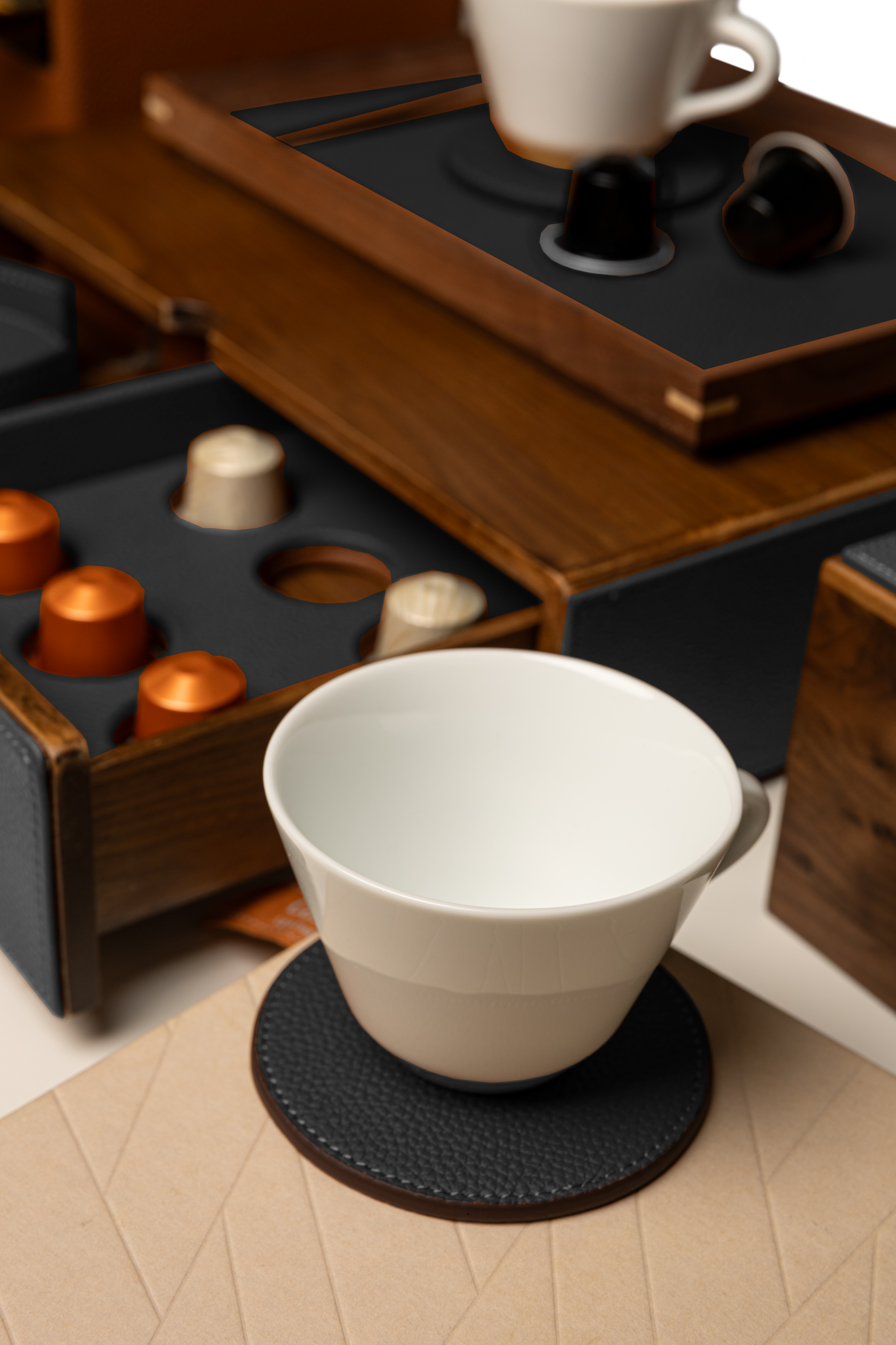 Black Walnut Coffee Drawer