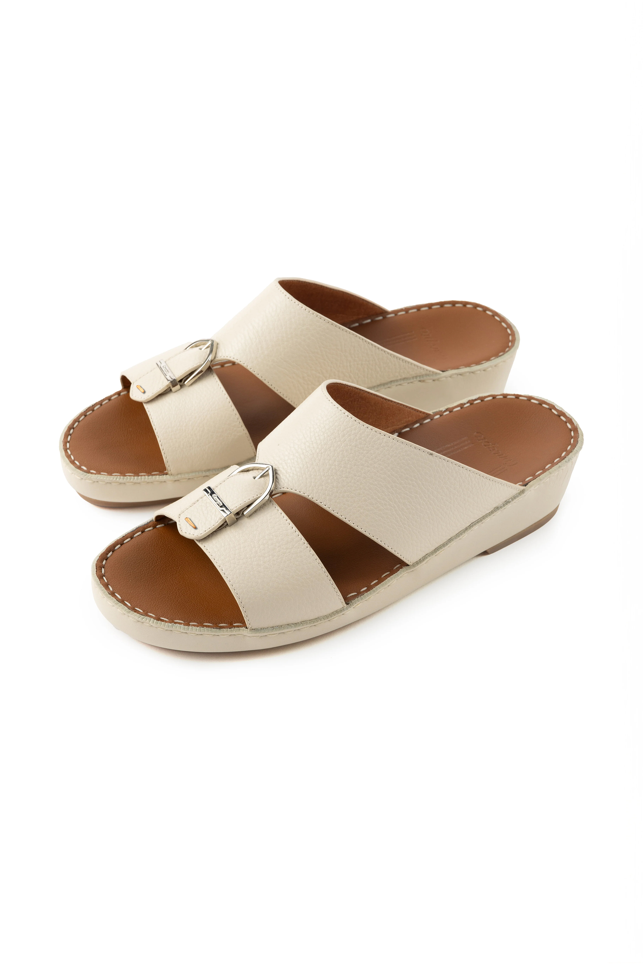 White Steel Arch Design Sandal - 2nd Generation