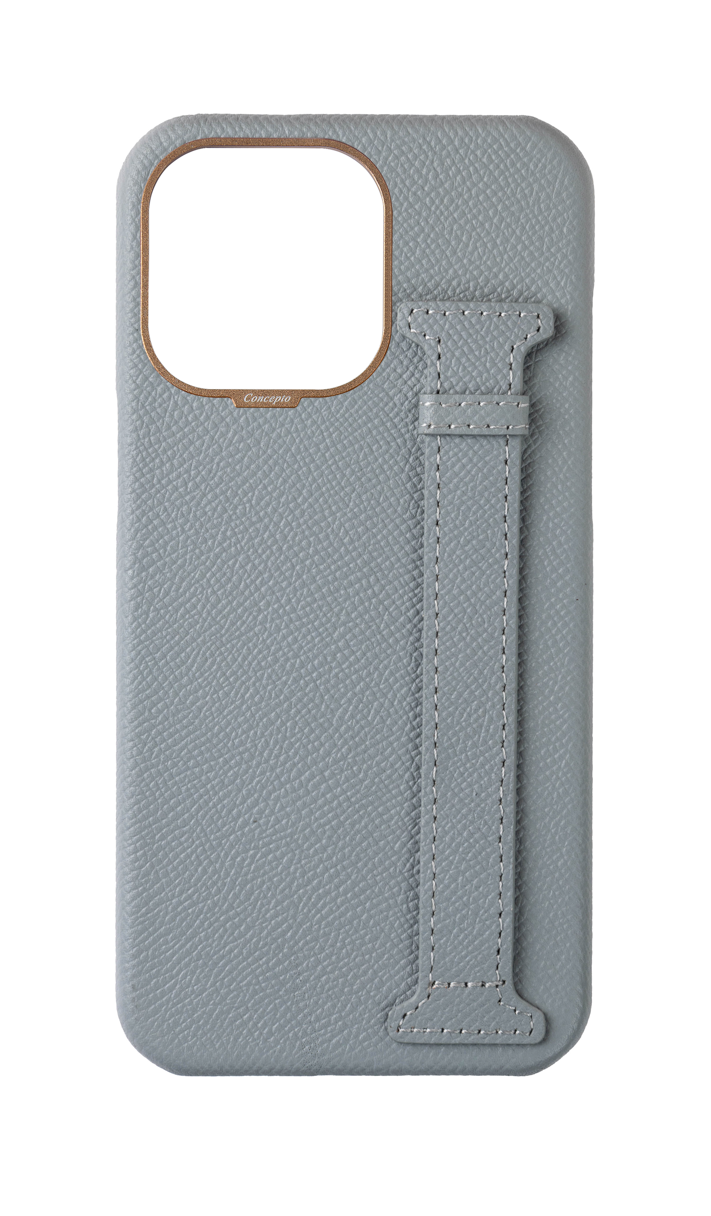 Light Blue Epsom Side Strap Case