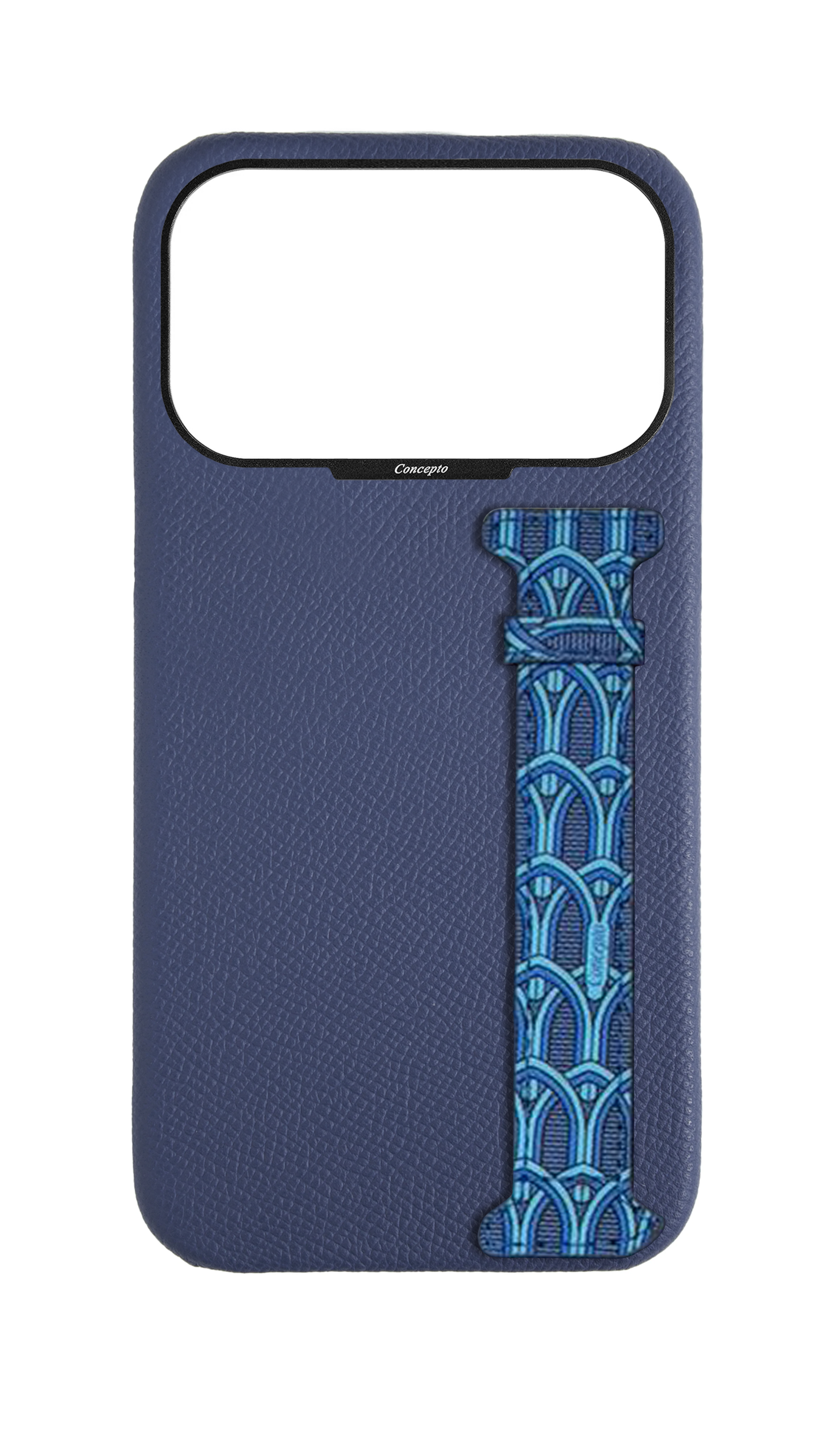 Blue Monogram Side Strap Case