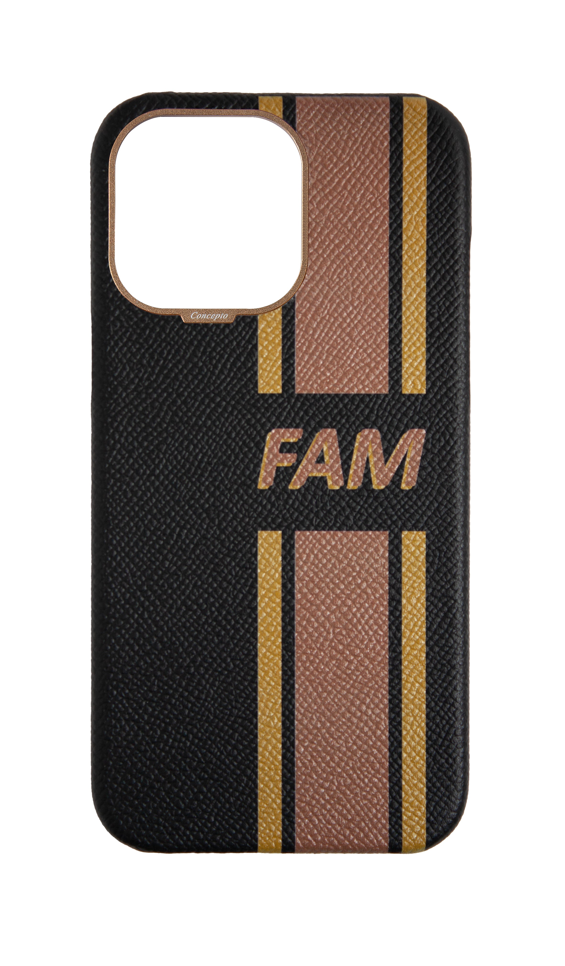 Striped Black Strapless Case