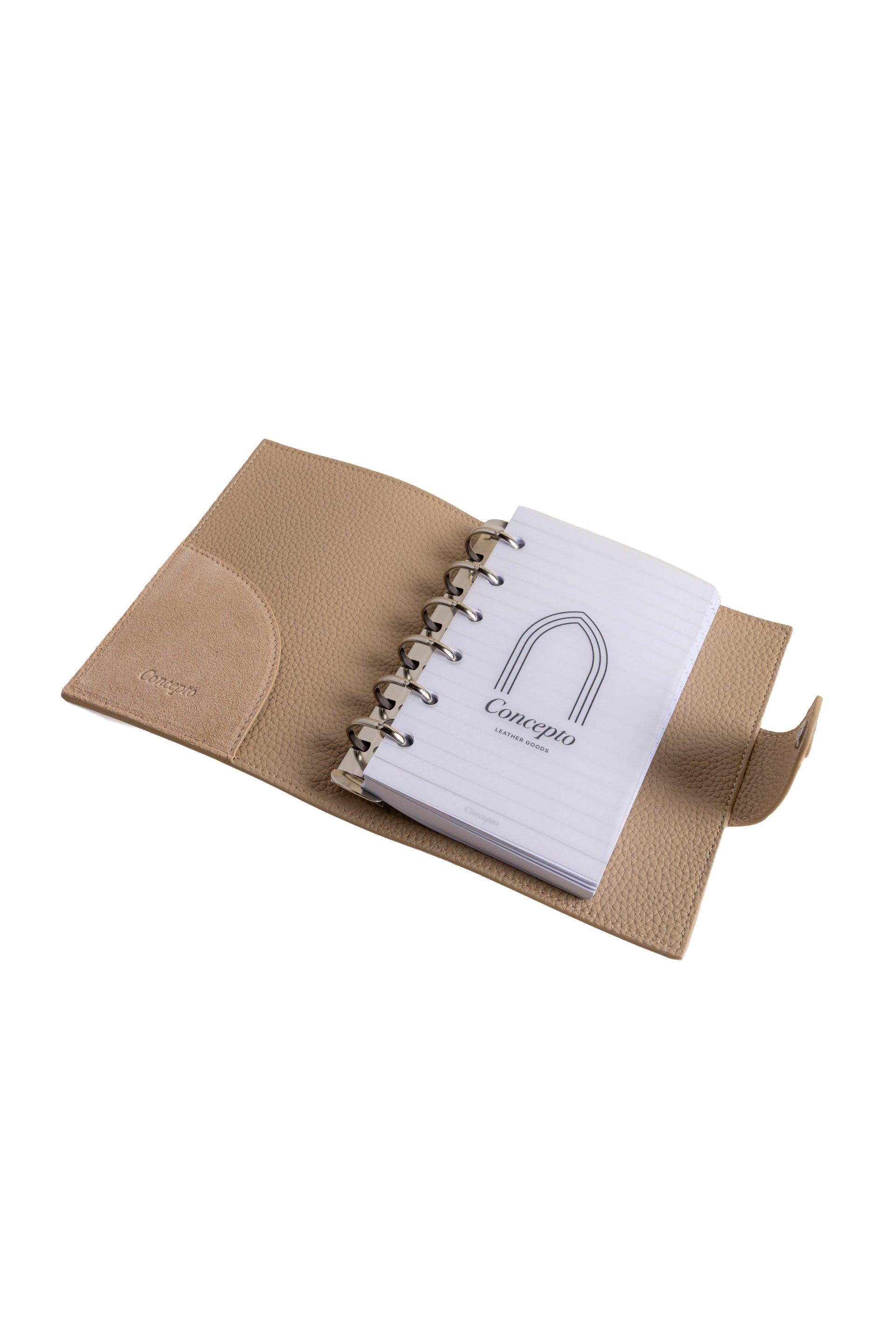 Small Sandstone Suede Notebook