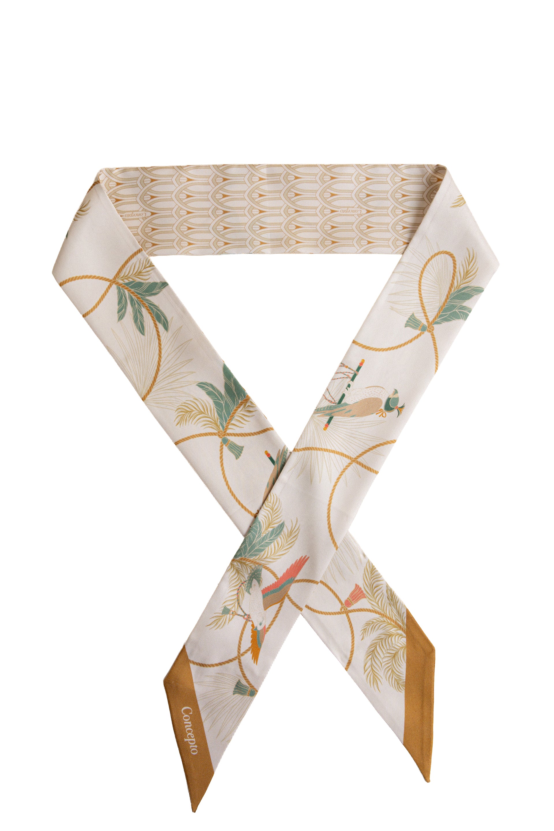 Desert Equestrian Silk Twilly