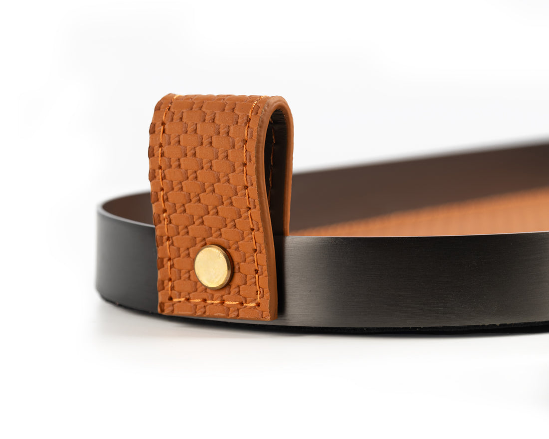 Tan Capsule Brushed Steel Tray