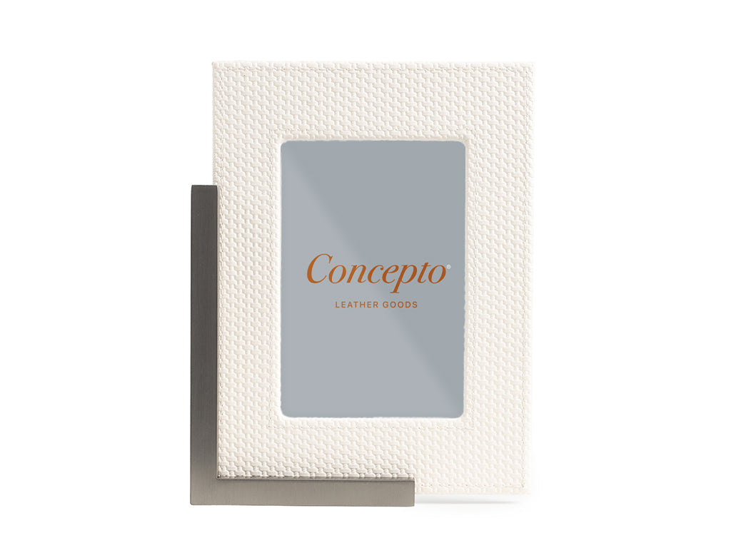 White Steel Photo Frame