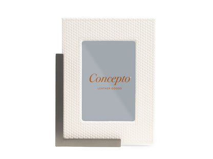 White Steel Photo Frame