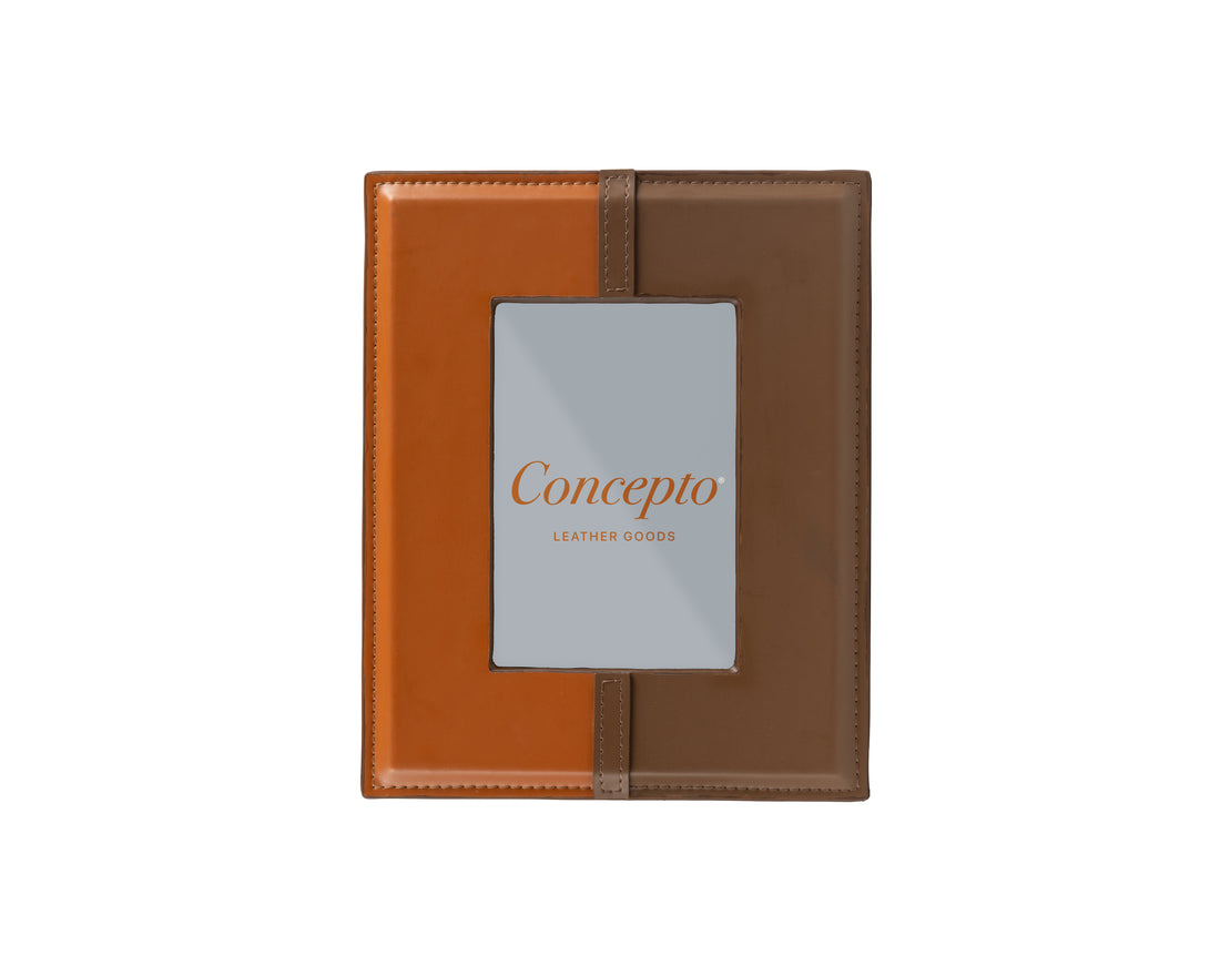 Brown / Tan Rectangular Photo Frame