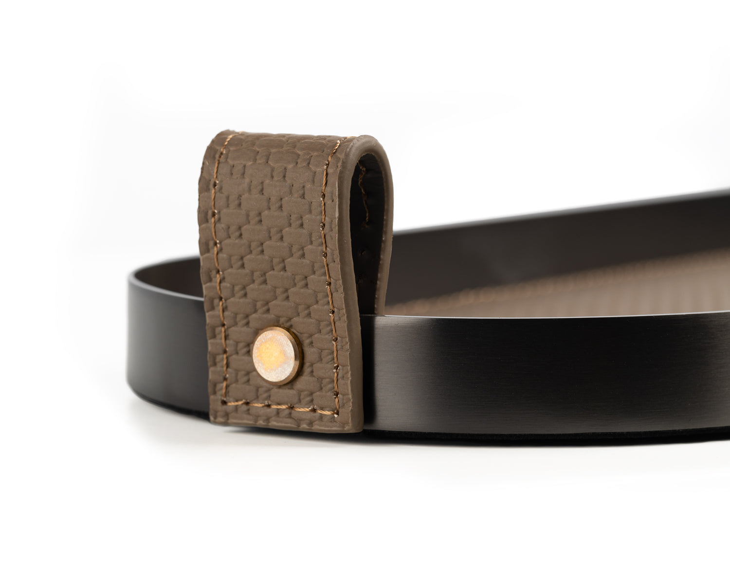 Taupe Capsule Brushed Steel Tray