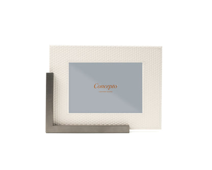 White Steel Photo Frame