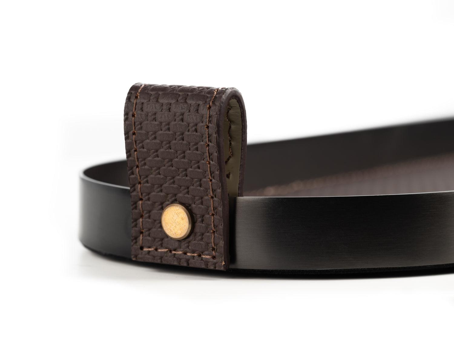 Brown Capsule Brushed Steel Tray