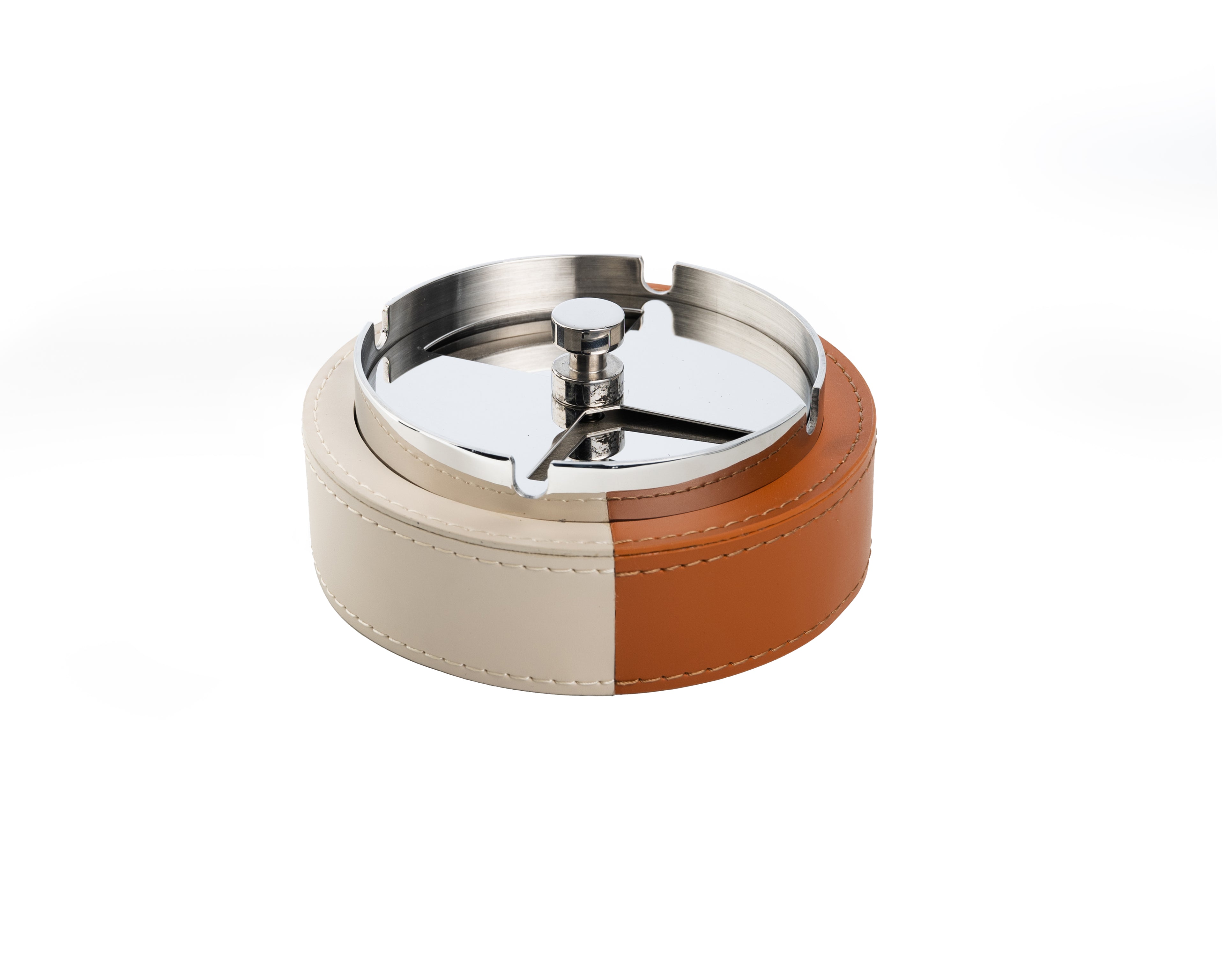 Orange / Cream Ash Tray