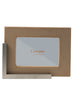 Taupe Steel Photo Frame