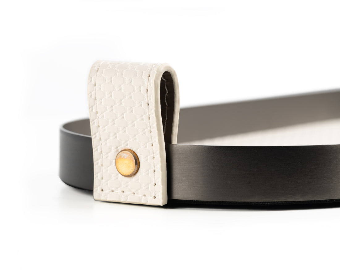 White Capsule Brushed Steel Tray