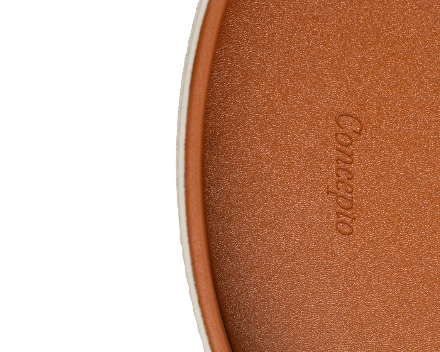 Orange / Cream Circular Tray