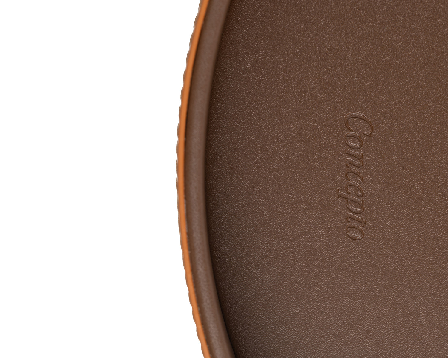 Brown / Tan Circular Tray