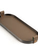 Taupe Capsule Brushed Steel Tray