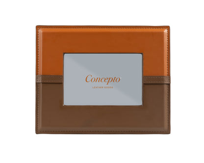 Brown / Tan Rectangular Photo Frame