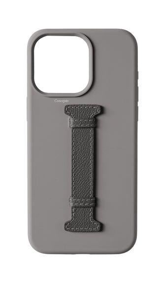 Grey Silicon Middle Strap Case