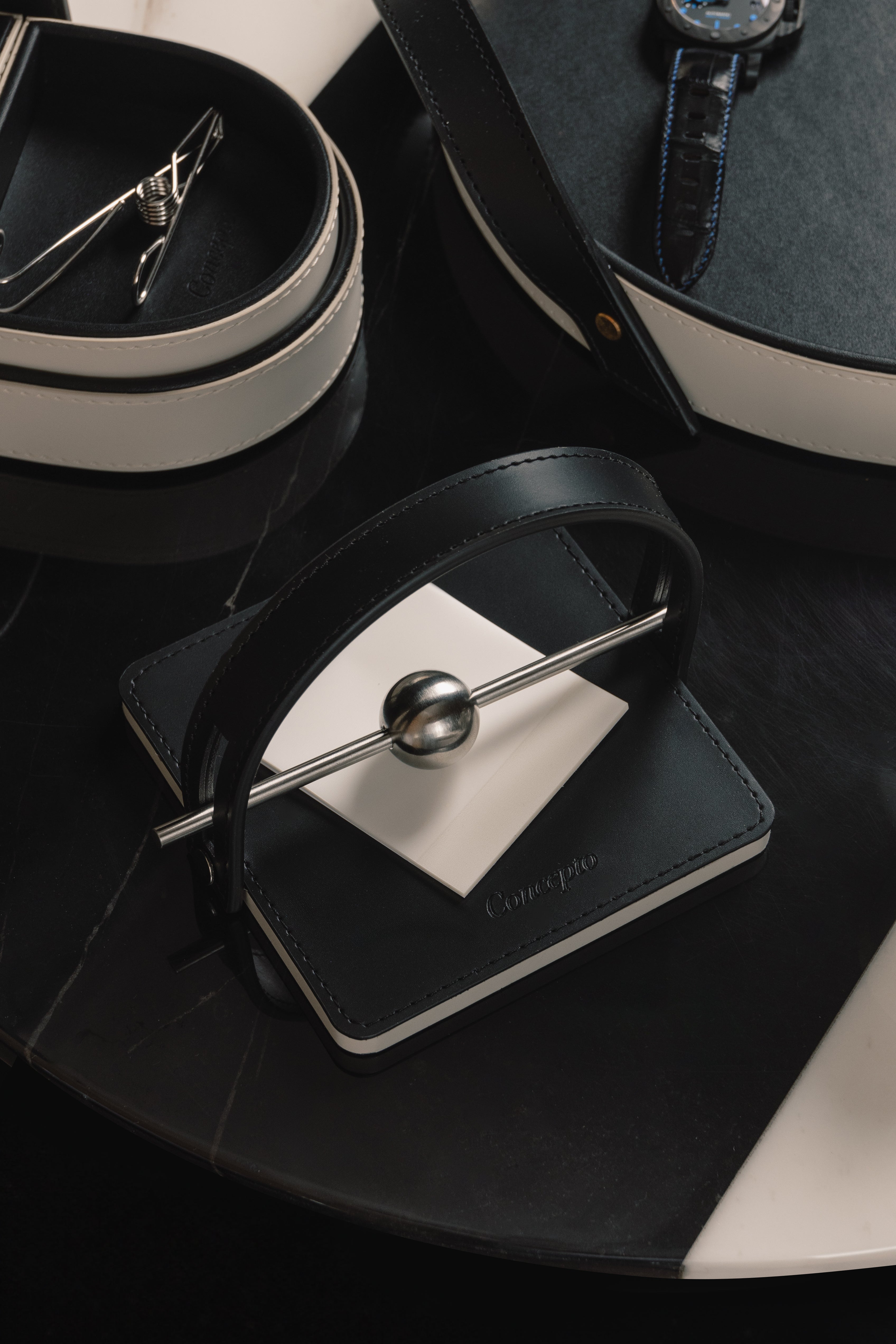 Black / White Paper Weight