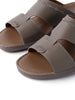 Taupe Embroidery Design Sandal