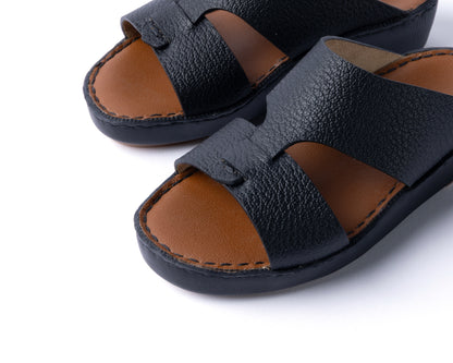 Boys / Kids - Black Classic Design Sandal