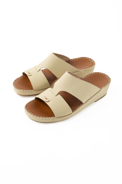 Cream Classic Design Sandal