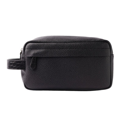 Black Handcrafted Toiletry Pouch