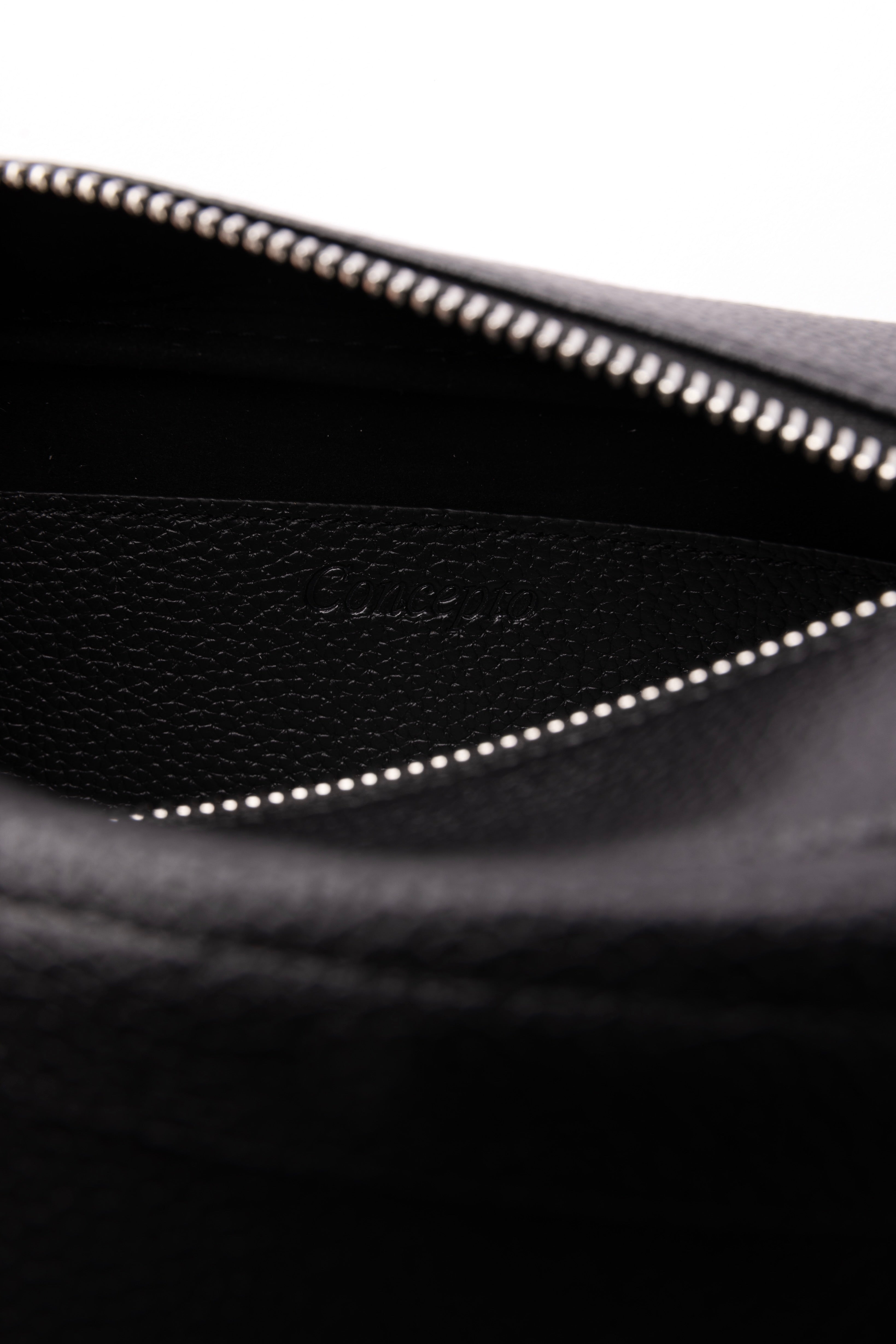 Black Handcrafted Toiletry Pouch