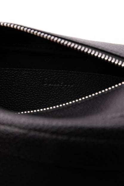 Black Handcrafted Toiletry Pouch