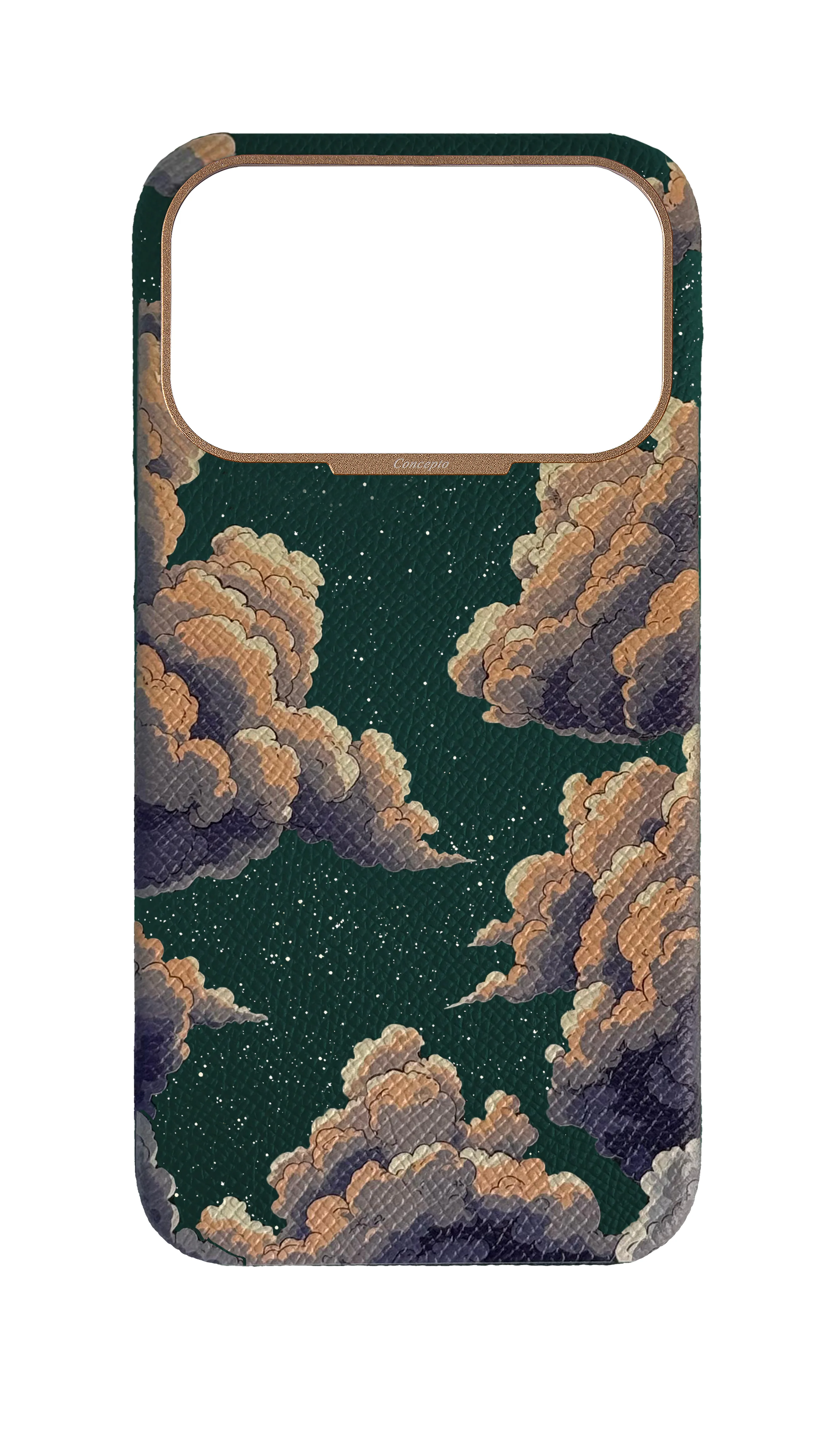 Green Strapless Case - Feathered Skies