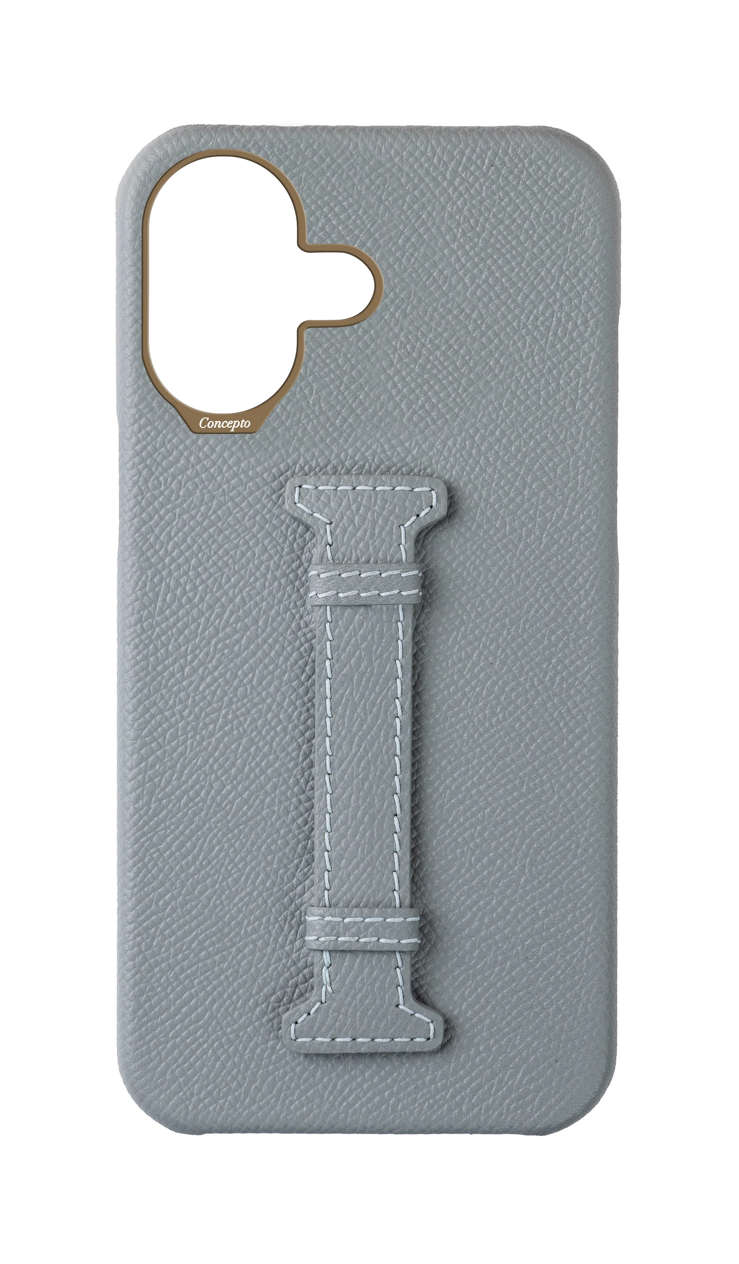 Light Blue Epsom Middle Strap Case