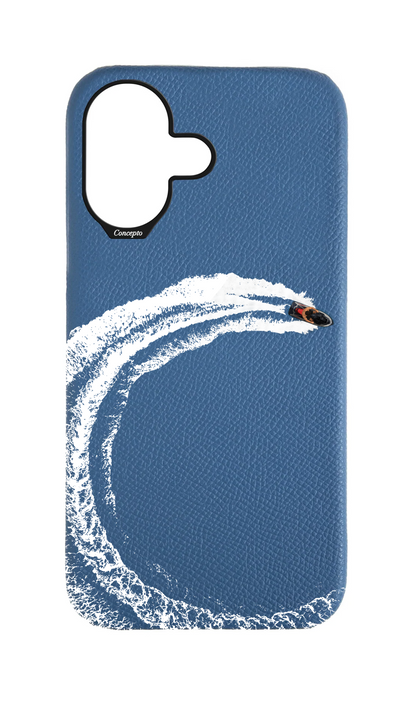 Blue Strapless Epsom Case - Jet Ski
